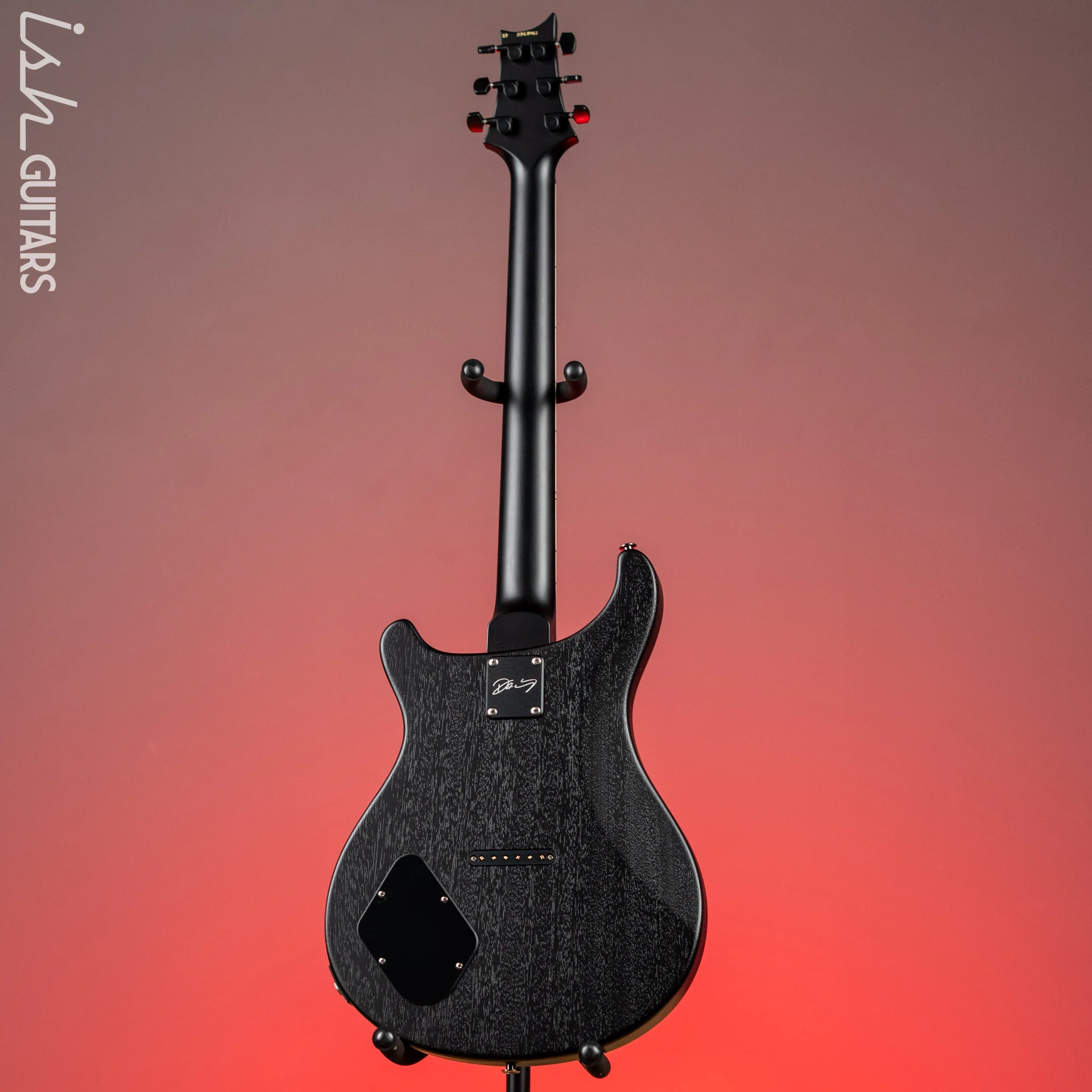 PRS Dustie Waring Signature CE 24 Hardtail Custom Color Black Top/Back Satin Nitro - Image 7