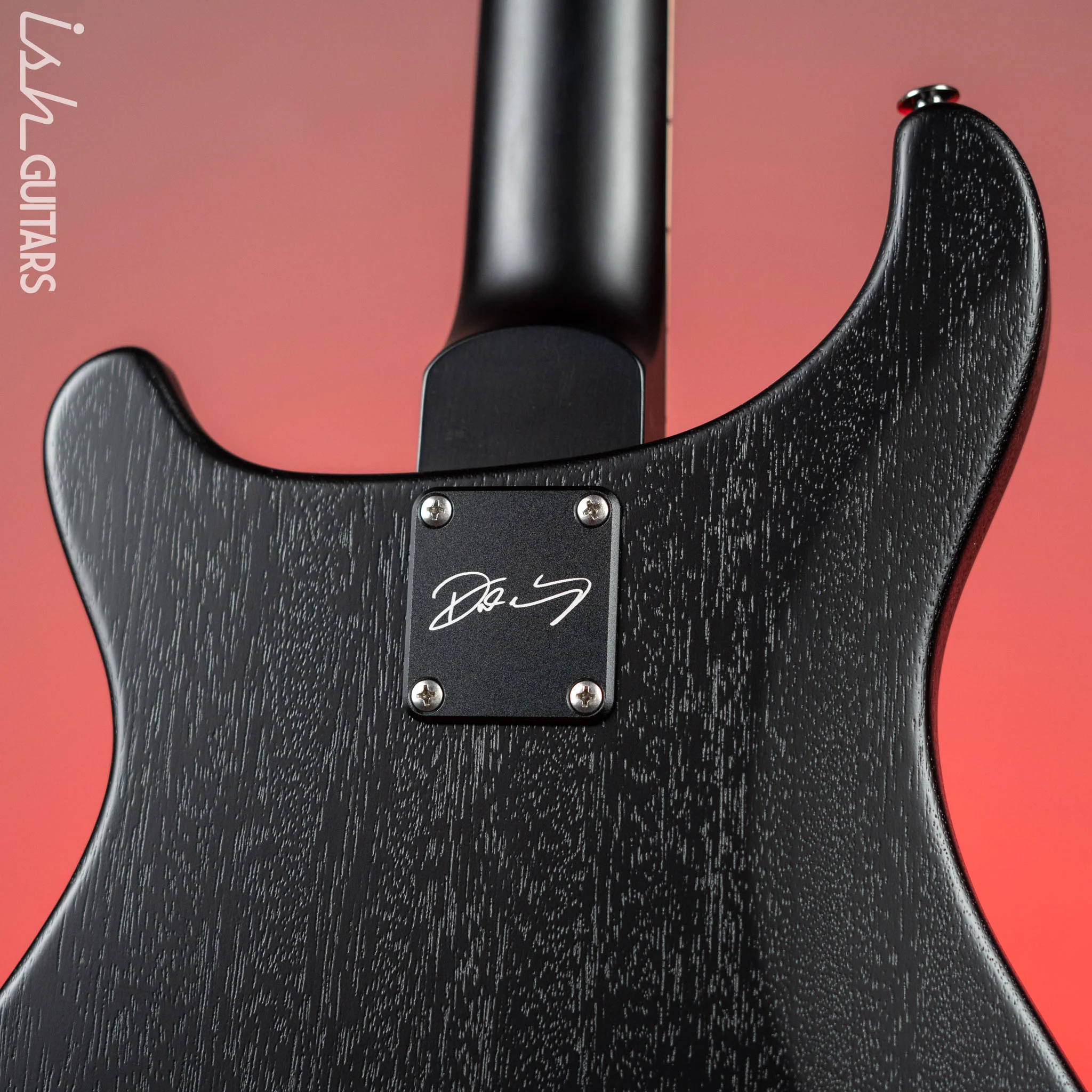 PRS Dustie Waring Signature CE 24 Hardtail Custom Color Black Top/Back Satin Nitro - Image 9