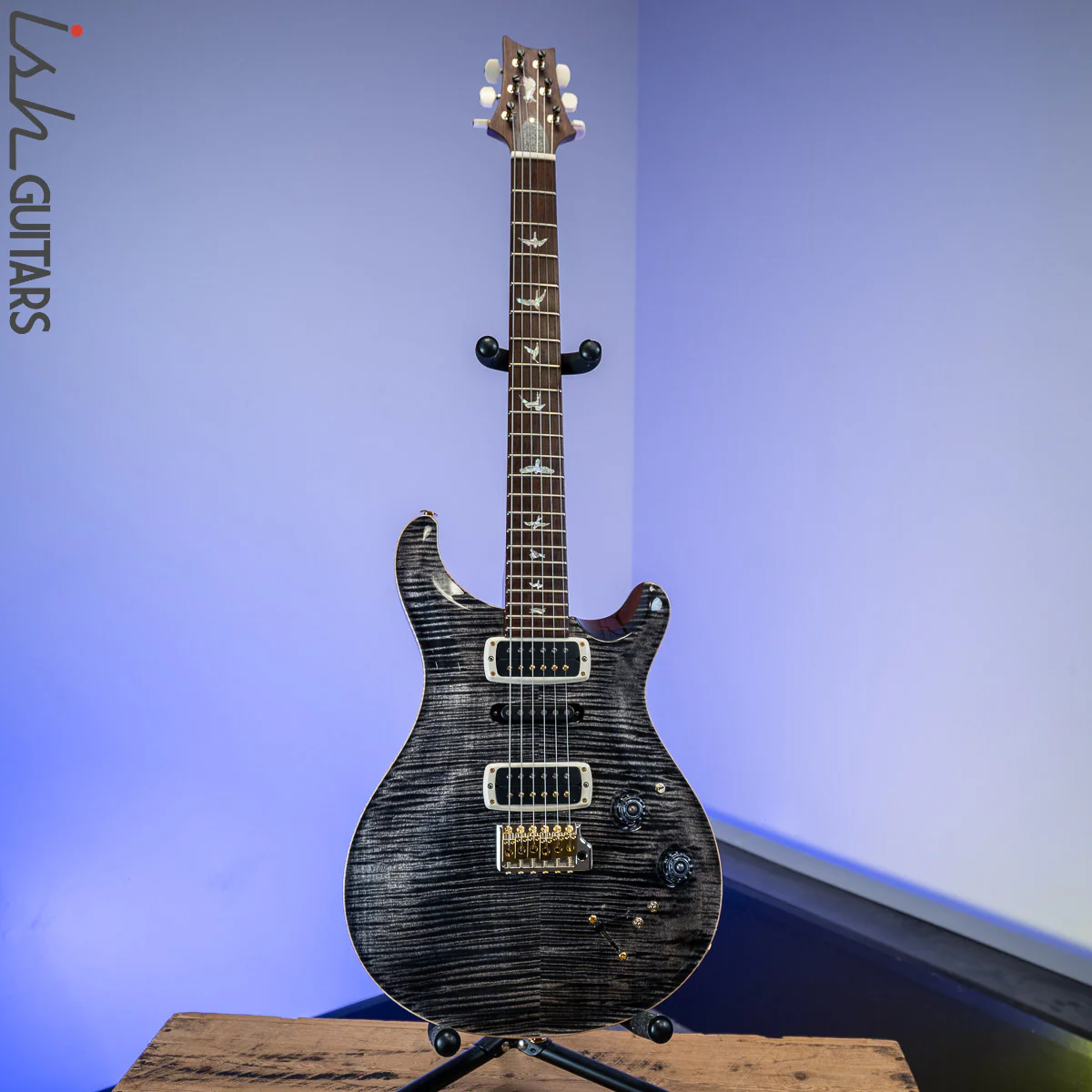 PRS Experience Modern Eagle V Charcoal 10 Top - Image 2