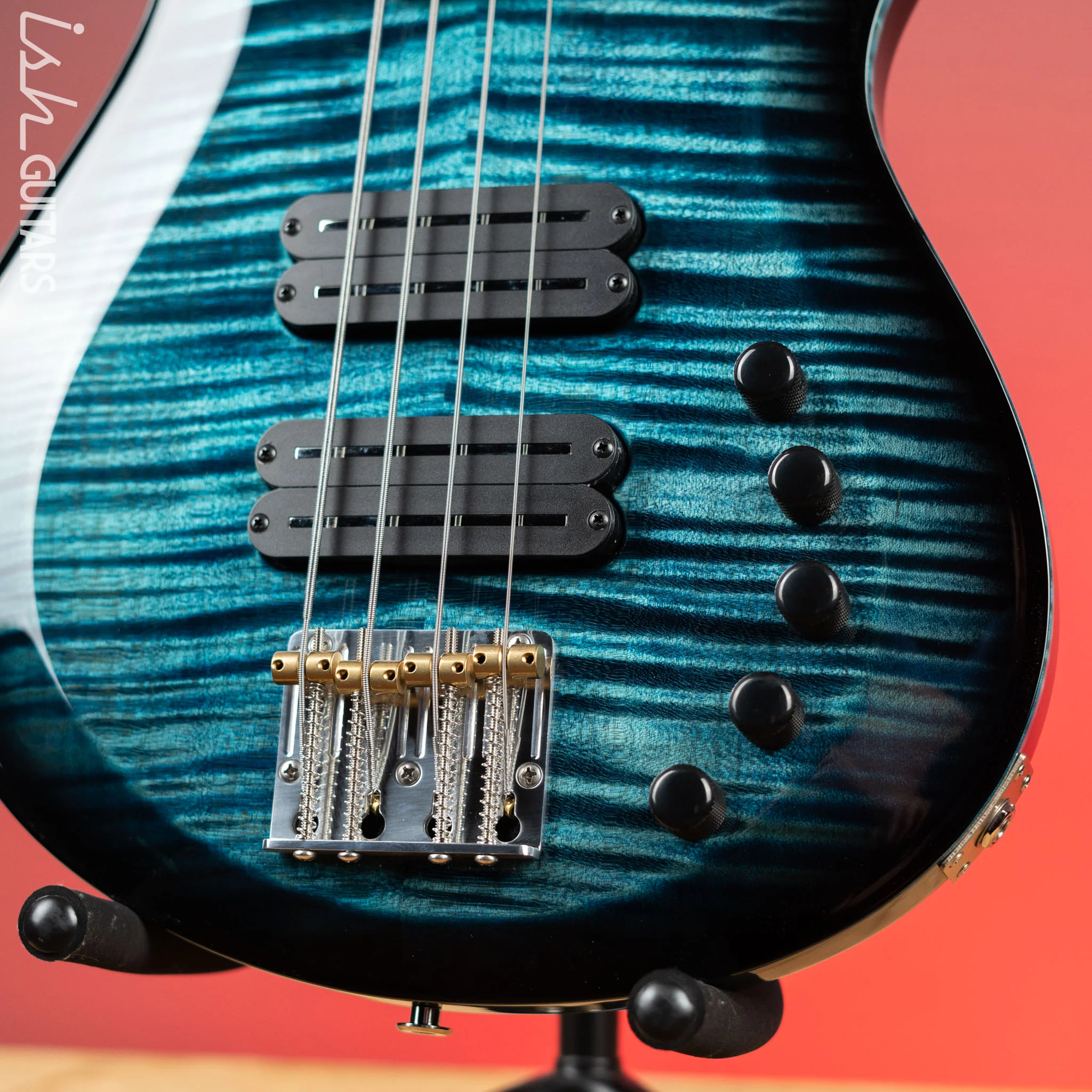 PRS Grainger 4 String Bass 10-Top Cobalt Smokeburst - Image 5
