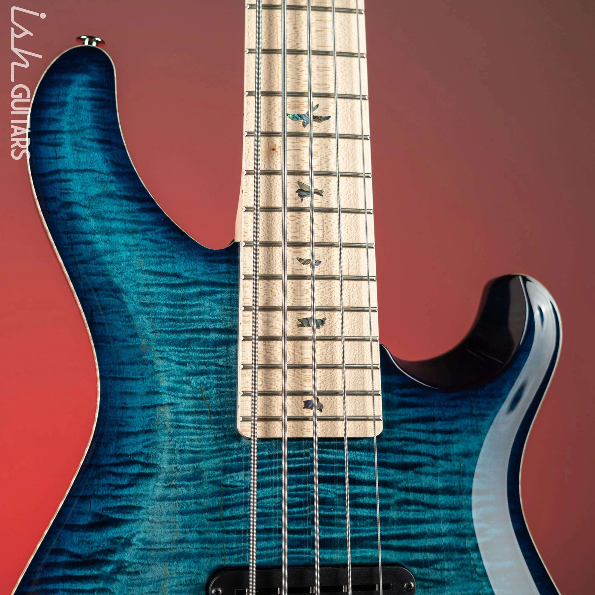 PRS Grainger 5-String Bass 10-Top Cobalt Blue - Image 3