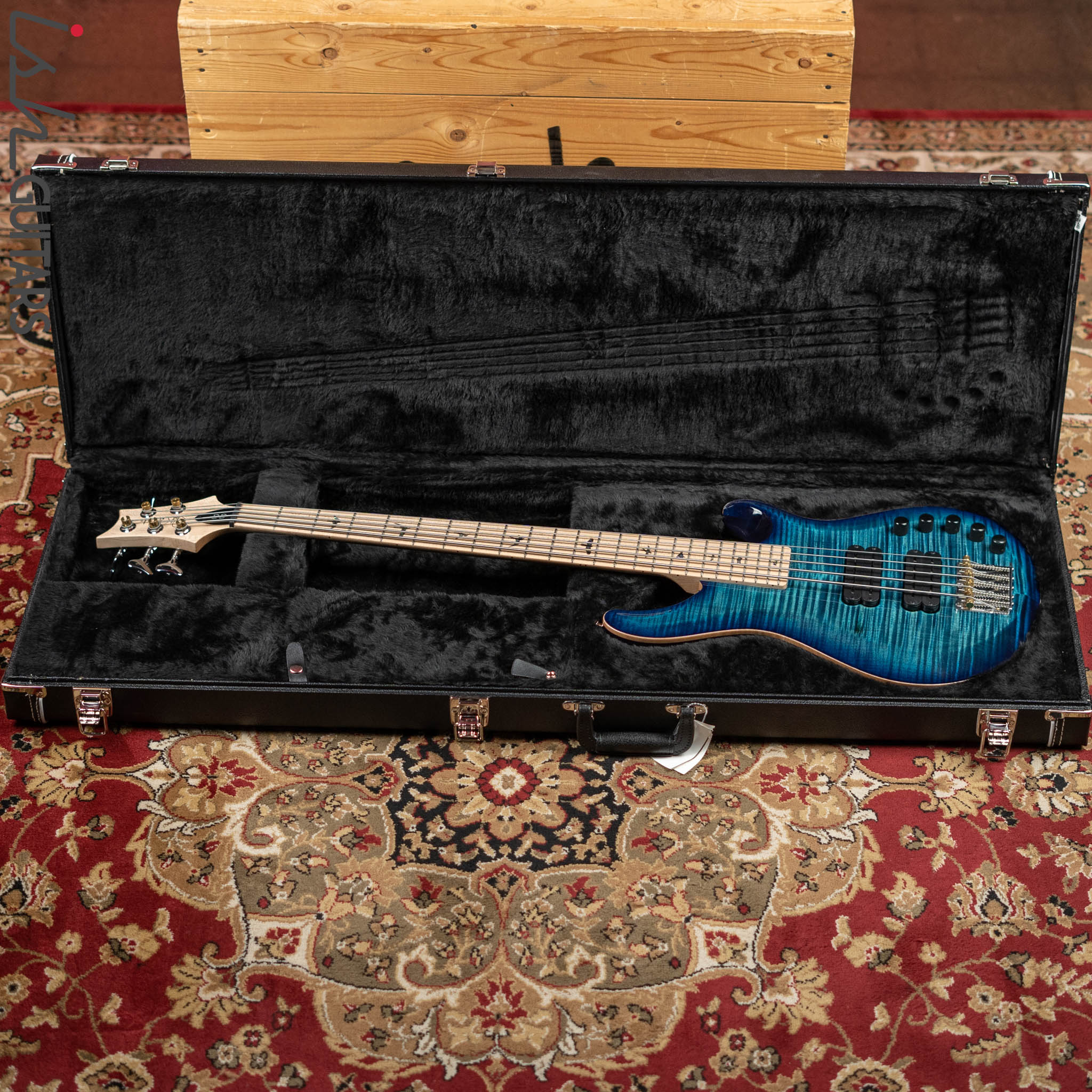 PRS Grainger 5-String Bass 10-Top Cobalt Blue - Image 12