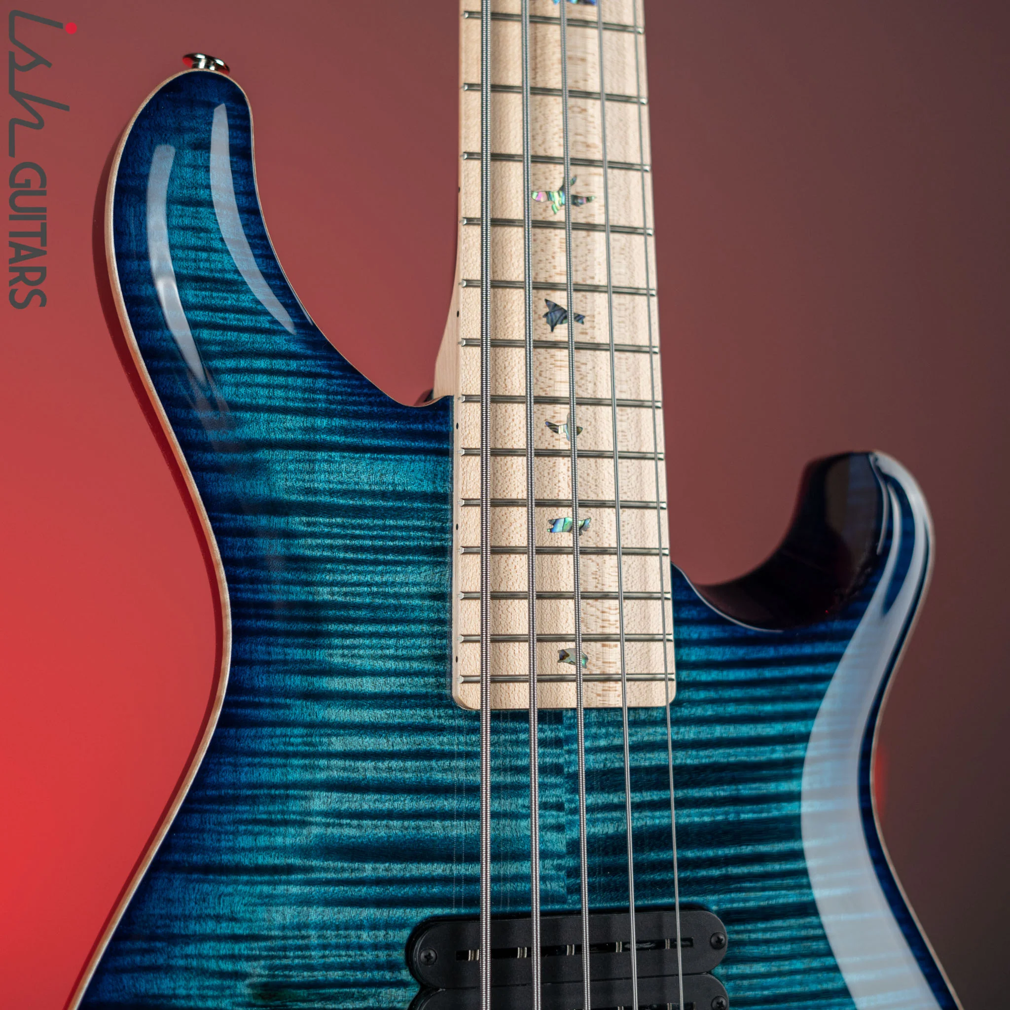 PRS Grainger 5-String Bass 10-Top Cobalt Blue - Image 3