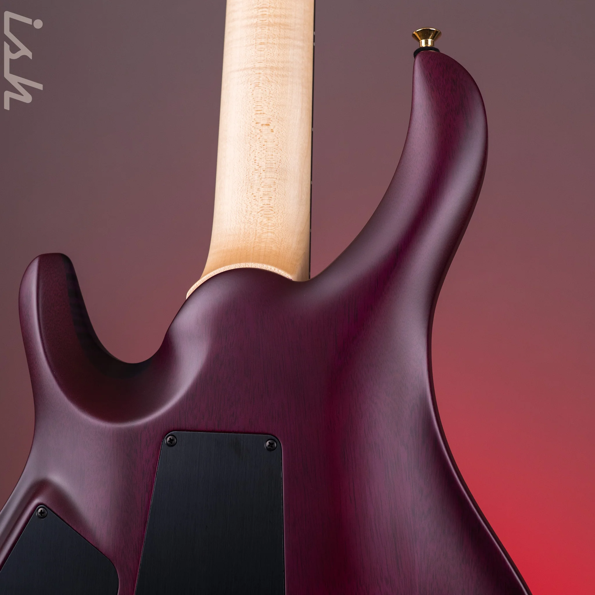 PRS Herman Li Chleo Limited Edition Charcoal Purple Wraparound Burst - Image 9