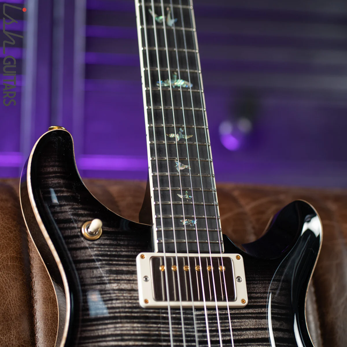 PRS McCarty 594 Hollowbody II Charcoal Burst 10 Top - Image 6