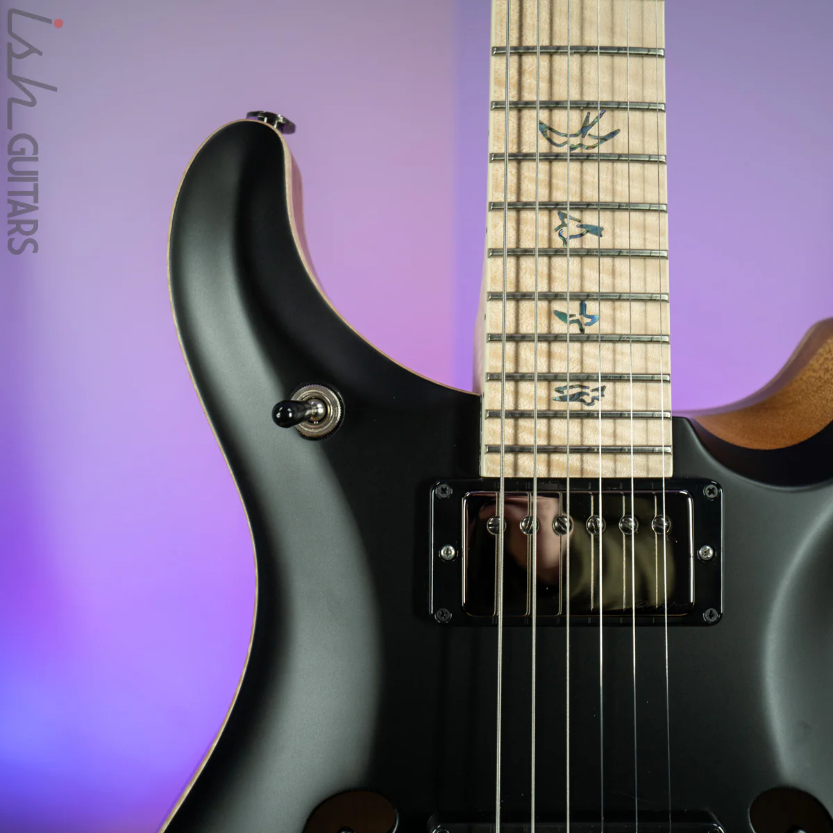 PRS McCarty 594 Hollowbody II Wood Library Satin Black - Image 3