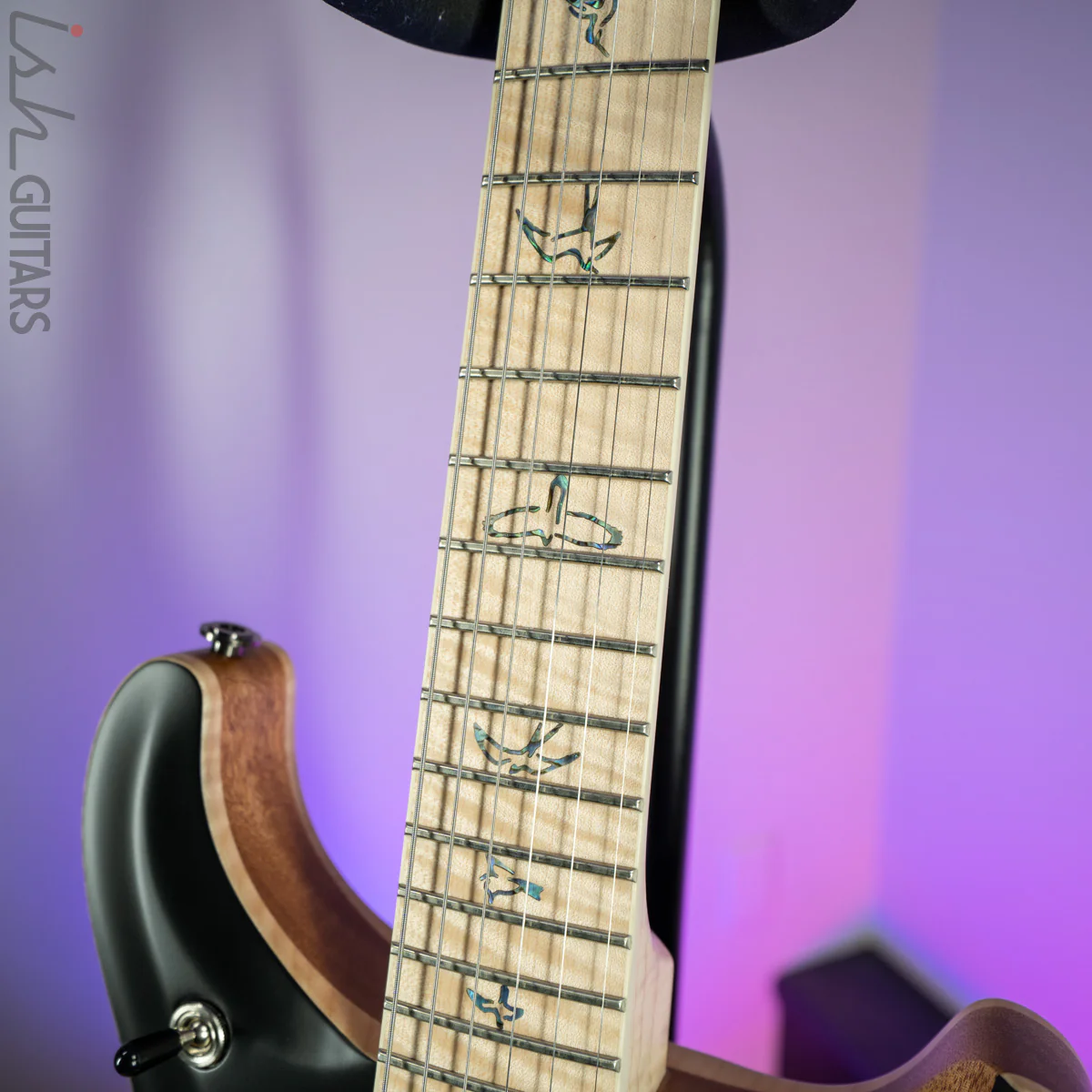 PRS McCarty 594 Hollowbody II Wood Library Satin Black - Image 6