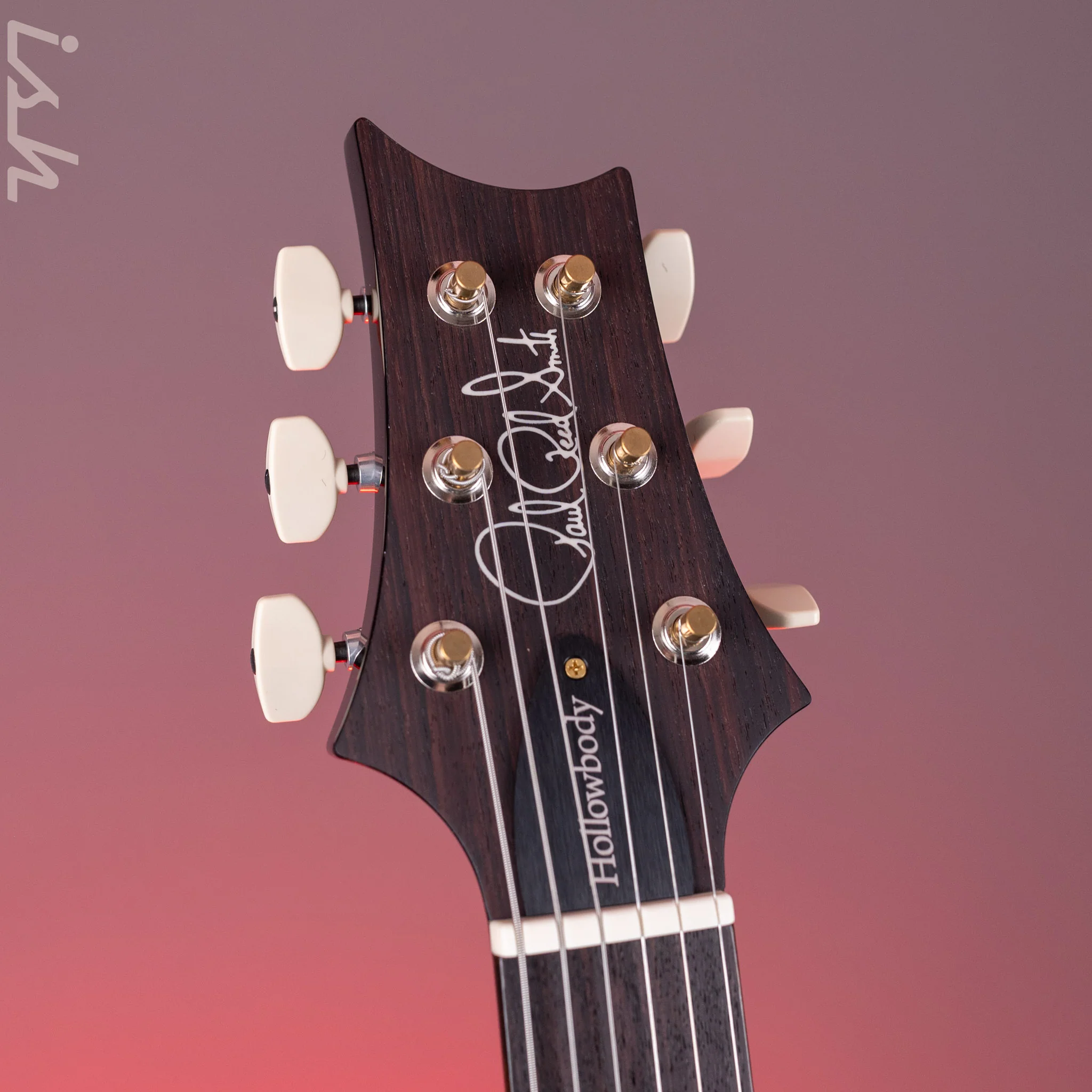 PRS Hollowbody II Piezo 10-Top Electric Guitar Charcoal Burst - Image 5