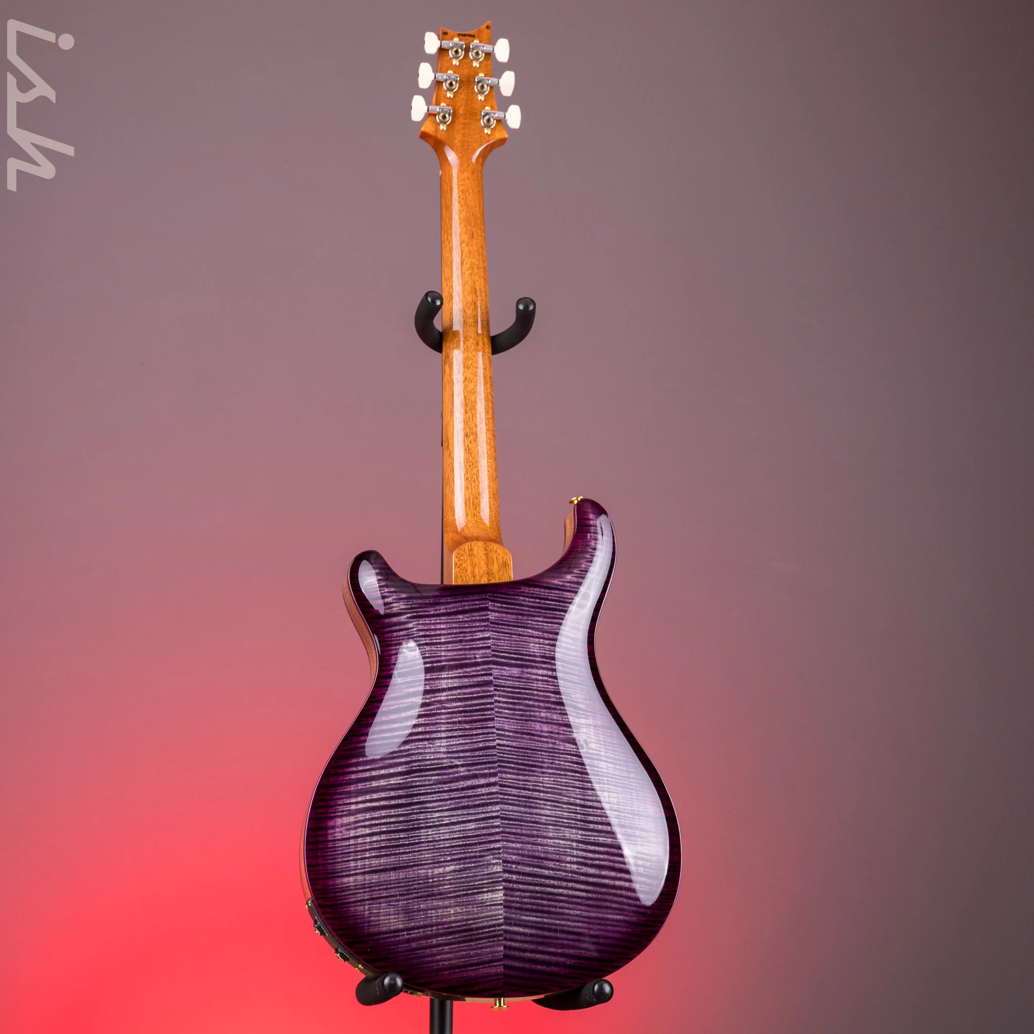 PRS Hollowbody II Piezo 10-Top Faded Purple Wrap Smokeburst w/ Natural Sides - Image 7