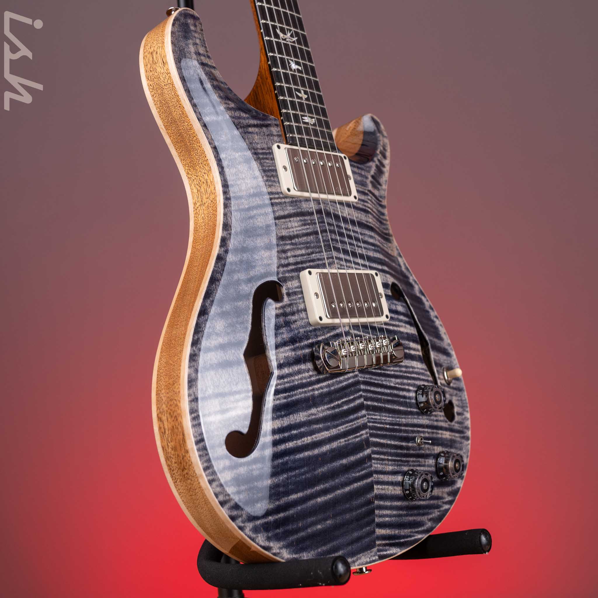 PRS Hollowbody II Piezo Electric Guitar Charcoal - Image 3