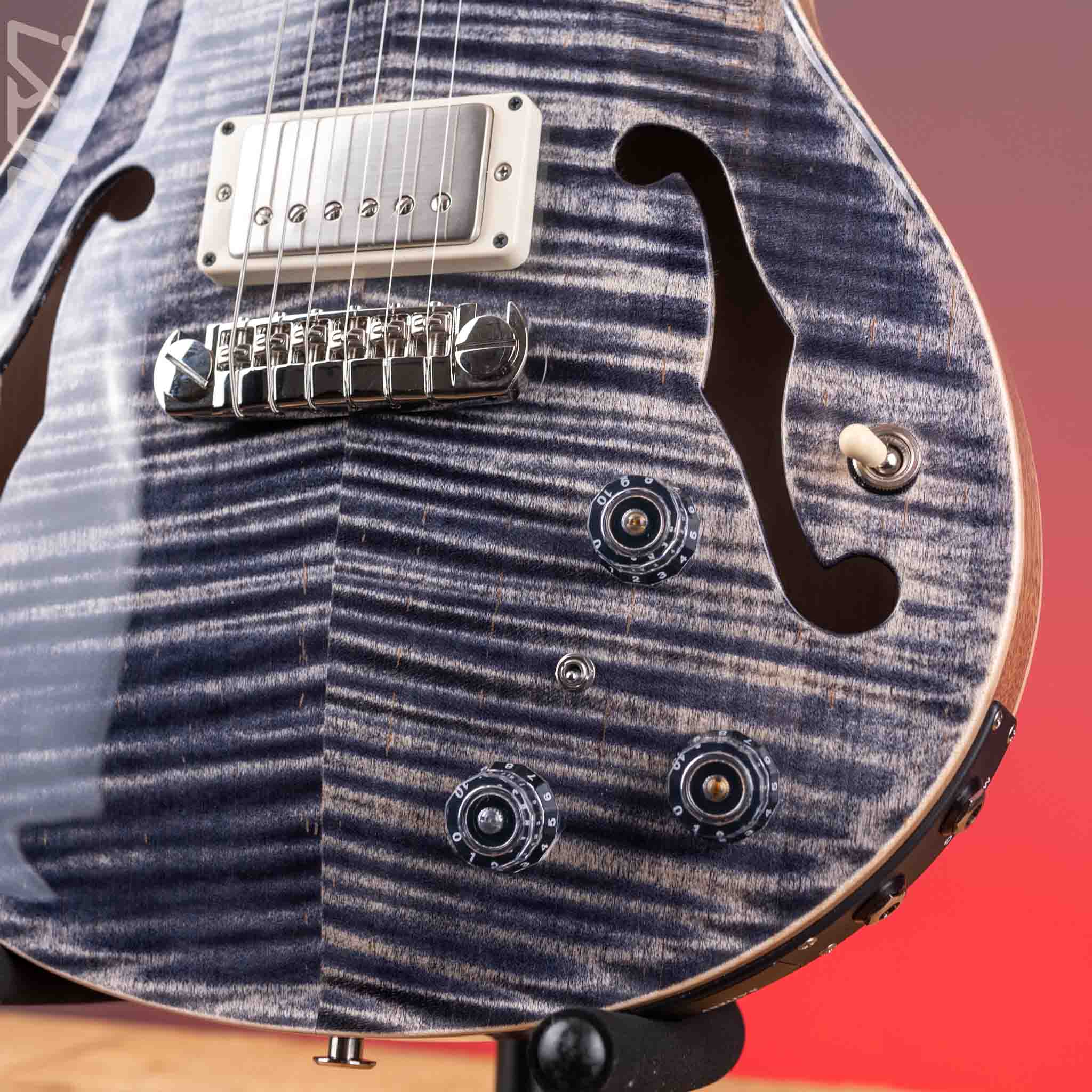 PRS Hollowbody II Piezo Electric Guitar Charcoal - Image 5