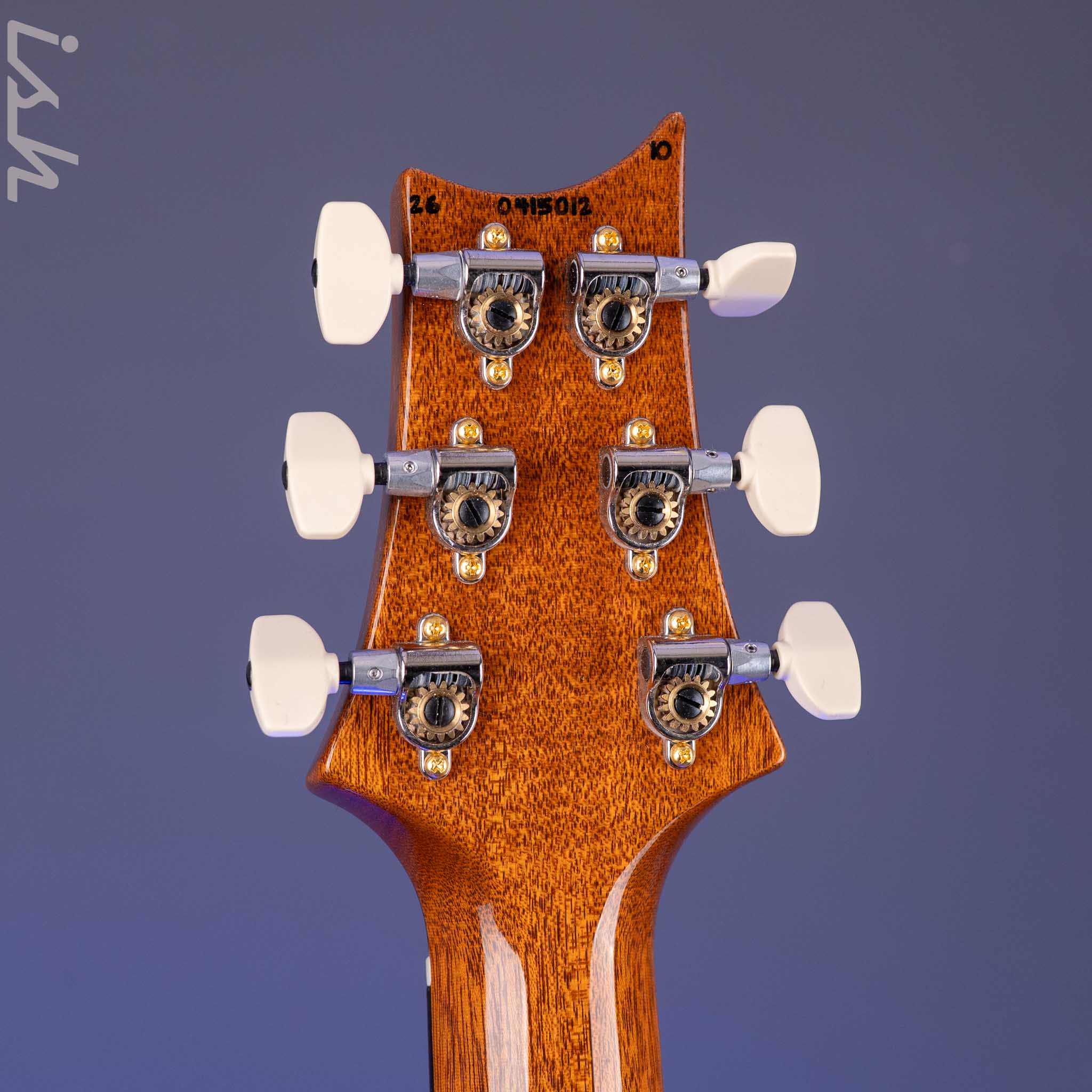 PRS Hollowbody II Piezo 10-Top Fire Red Smokeburst Custom Color - Image 12