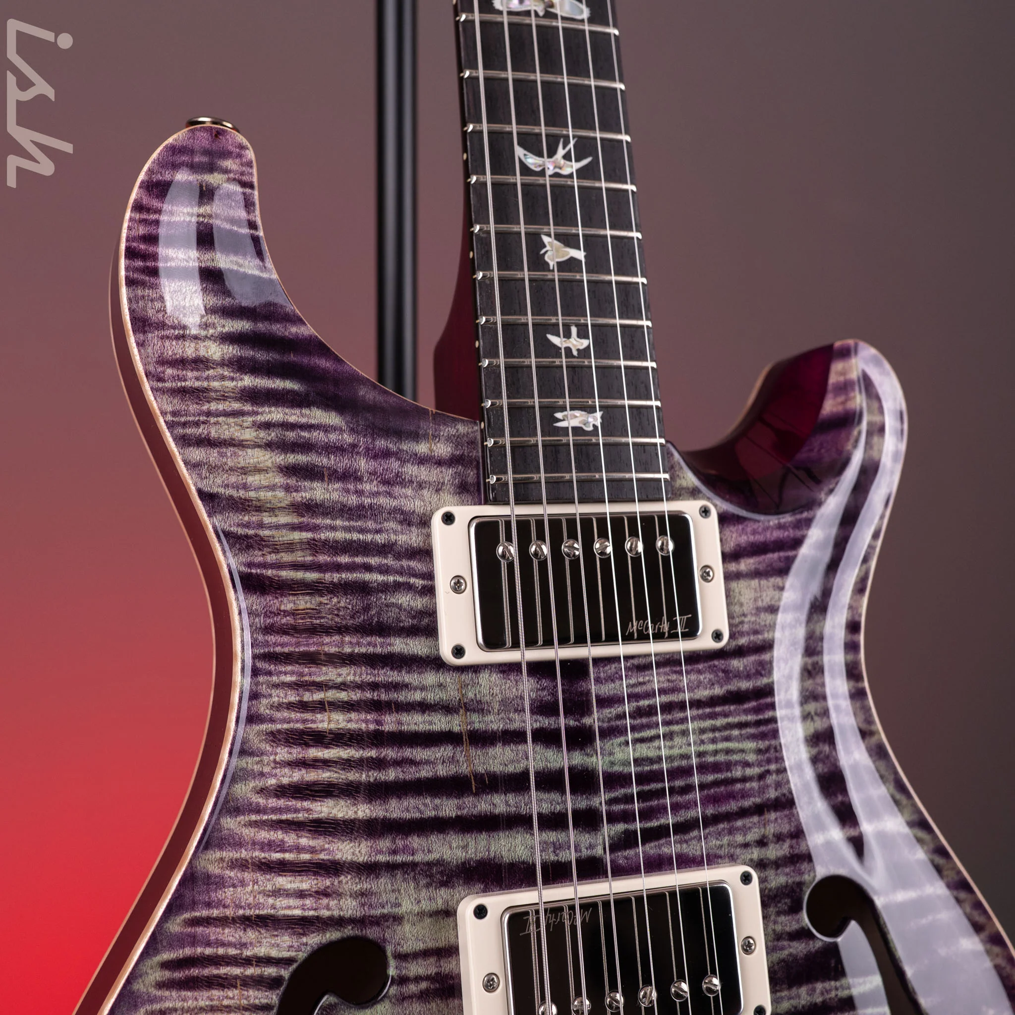 PRS Hollowbody II Piezo Sprayer's Choice Aurora Borealis - Image 5