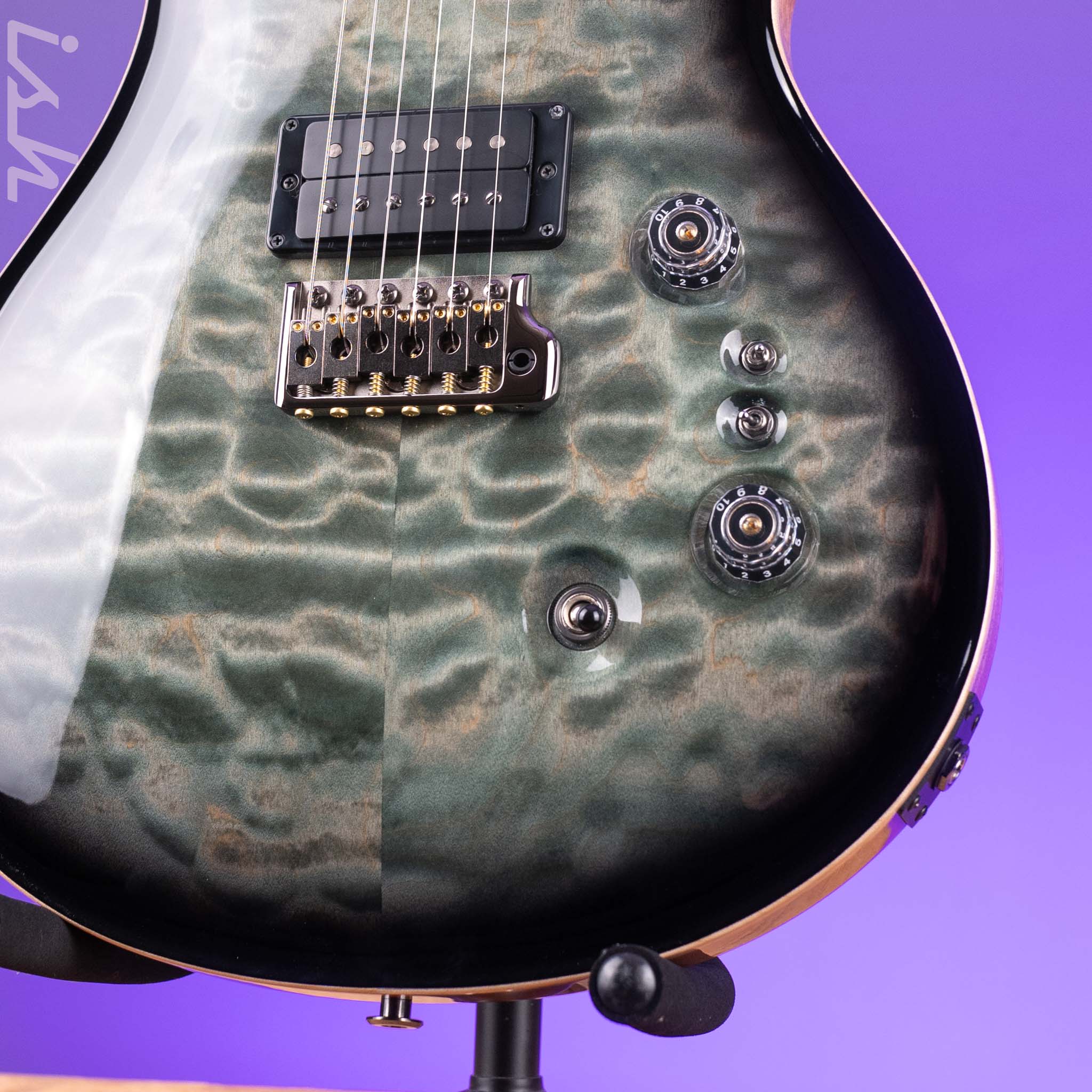 PRS Kanami Limited Edition Custom 24-08 Trampas Green Smokeburst - Image 4