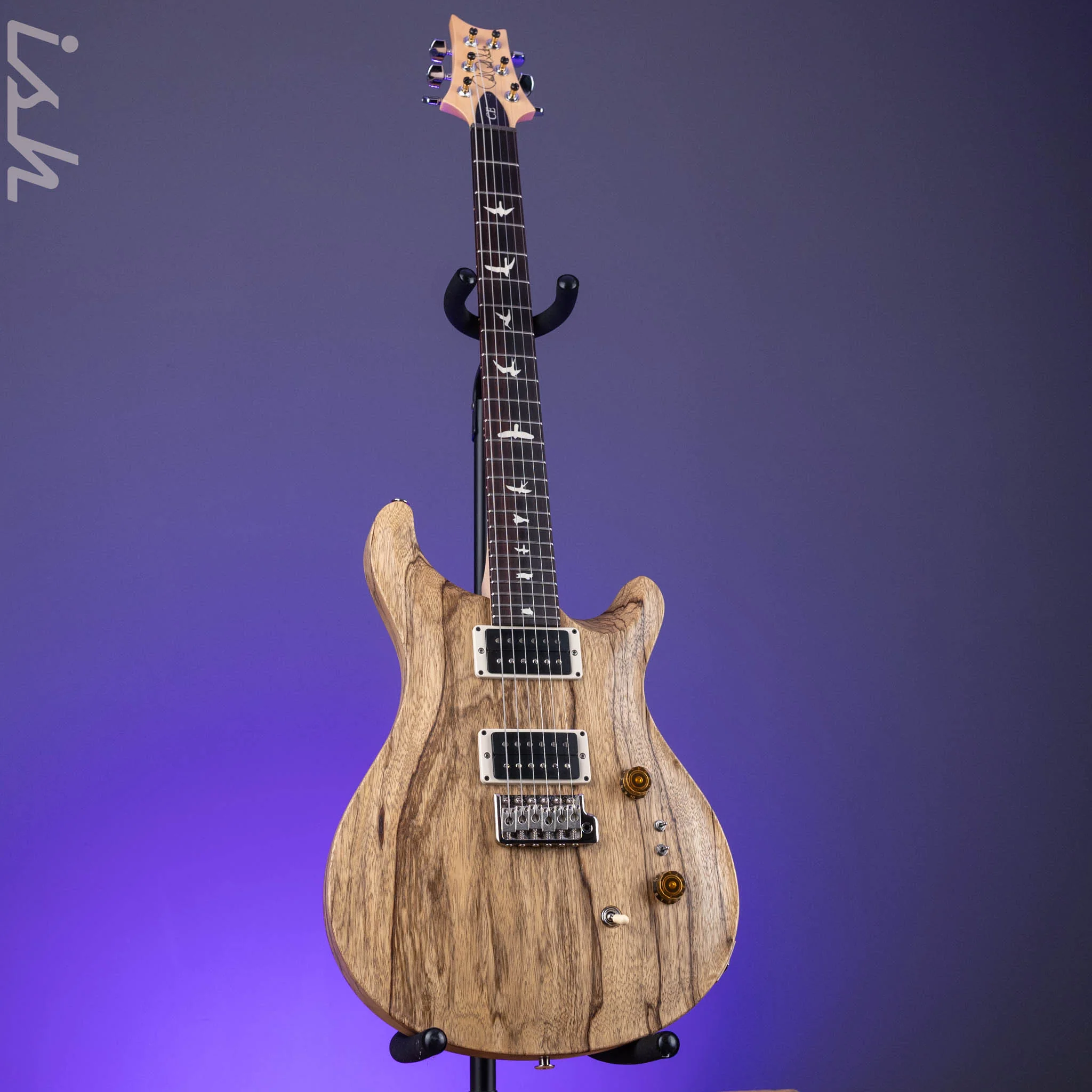 PRS Limited Edition Swamp Ash CE 24-08 Black Limba - Image 2