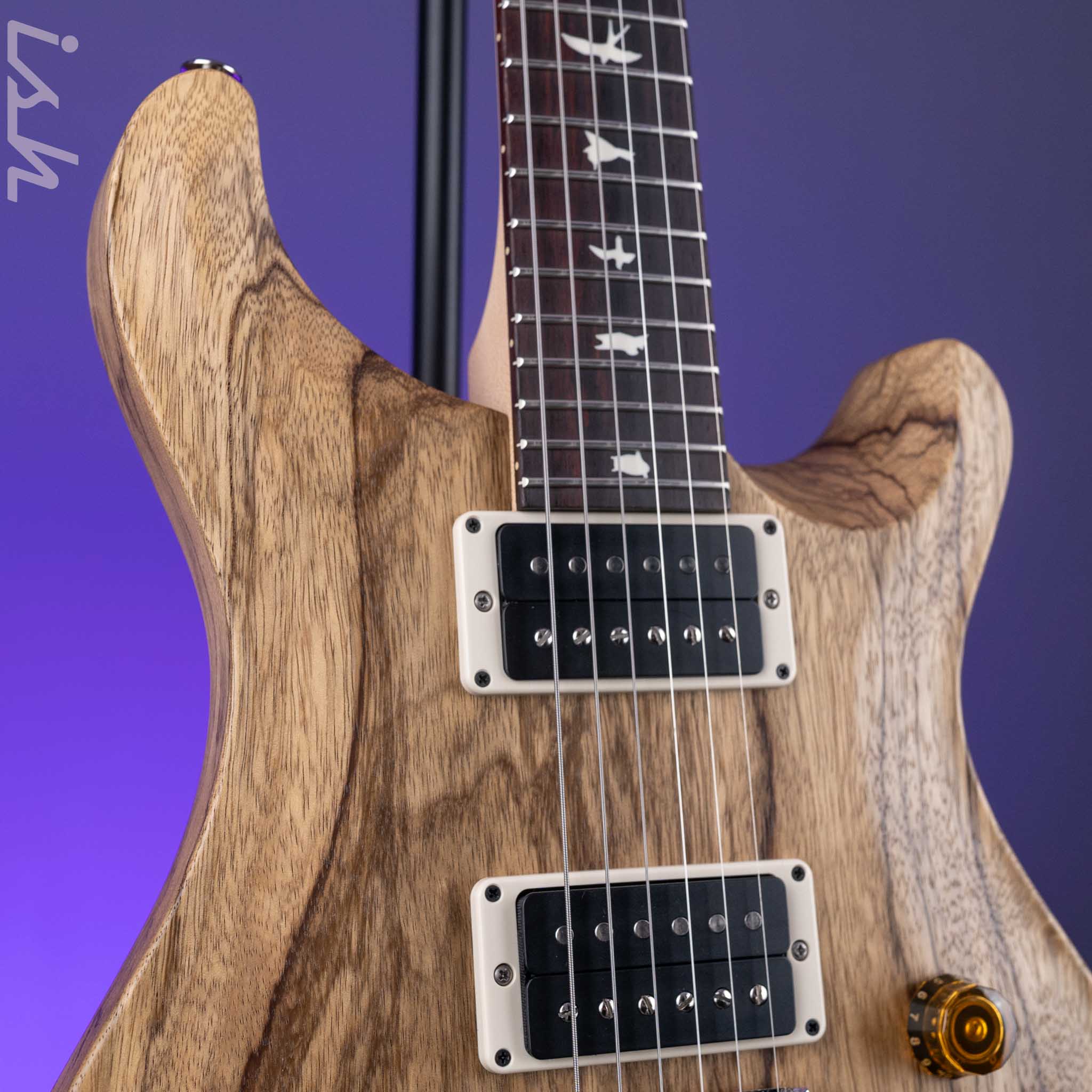 PRS Limited Edition Swamp Ash CE 24-08 Black Limba - Image 3