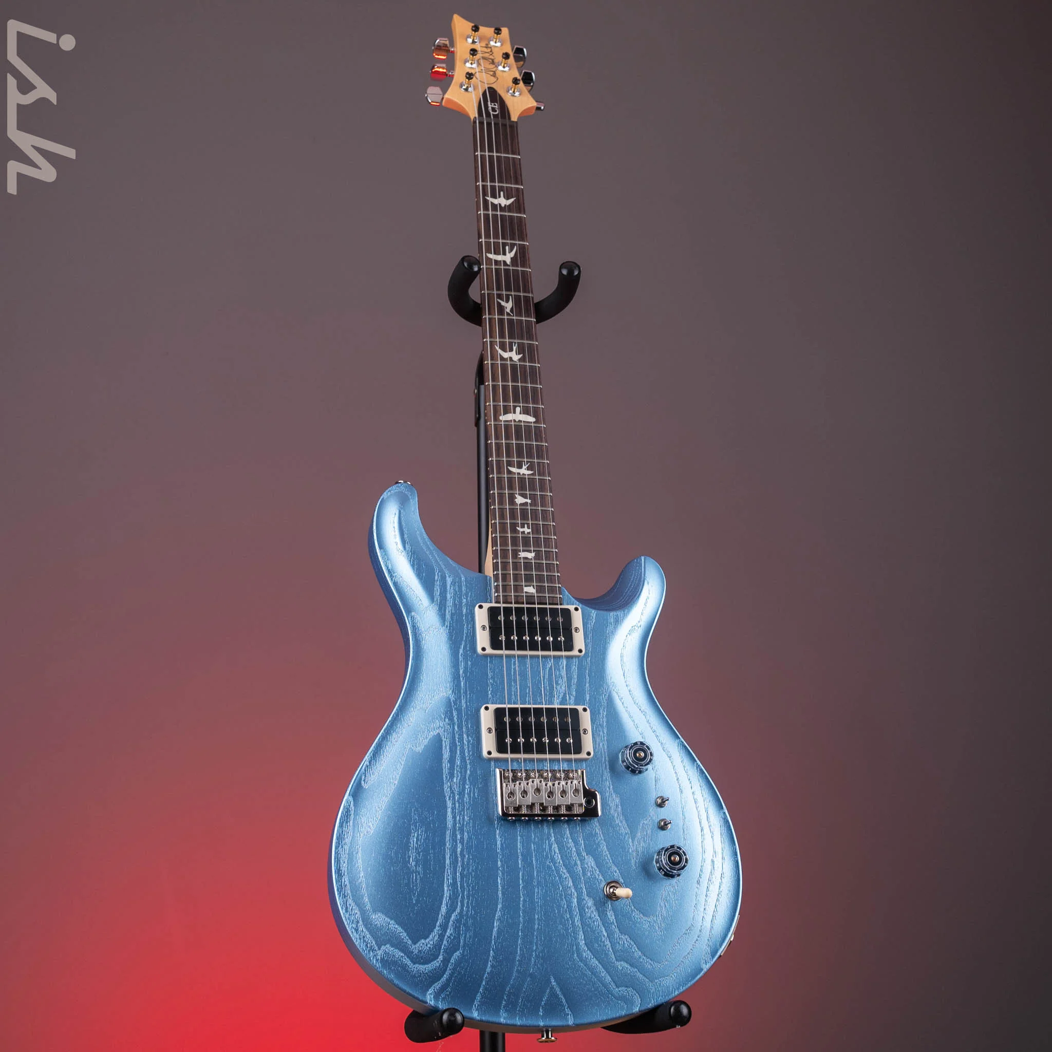 PRS CE 24-08 Swamp Ash Limited Edition Frost Blue Metallic Demo - Image 2