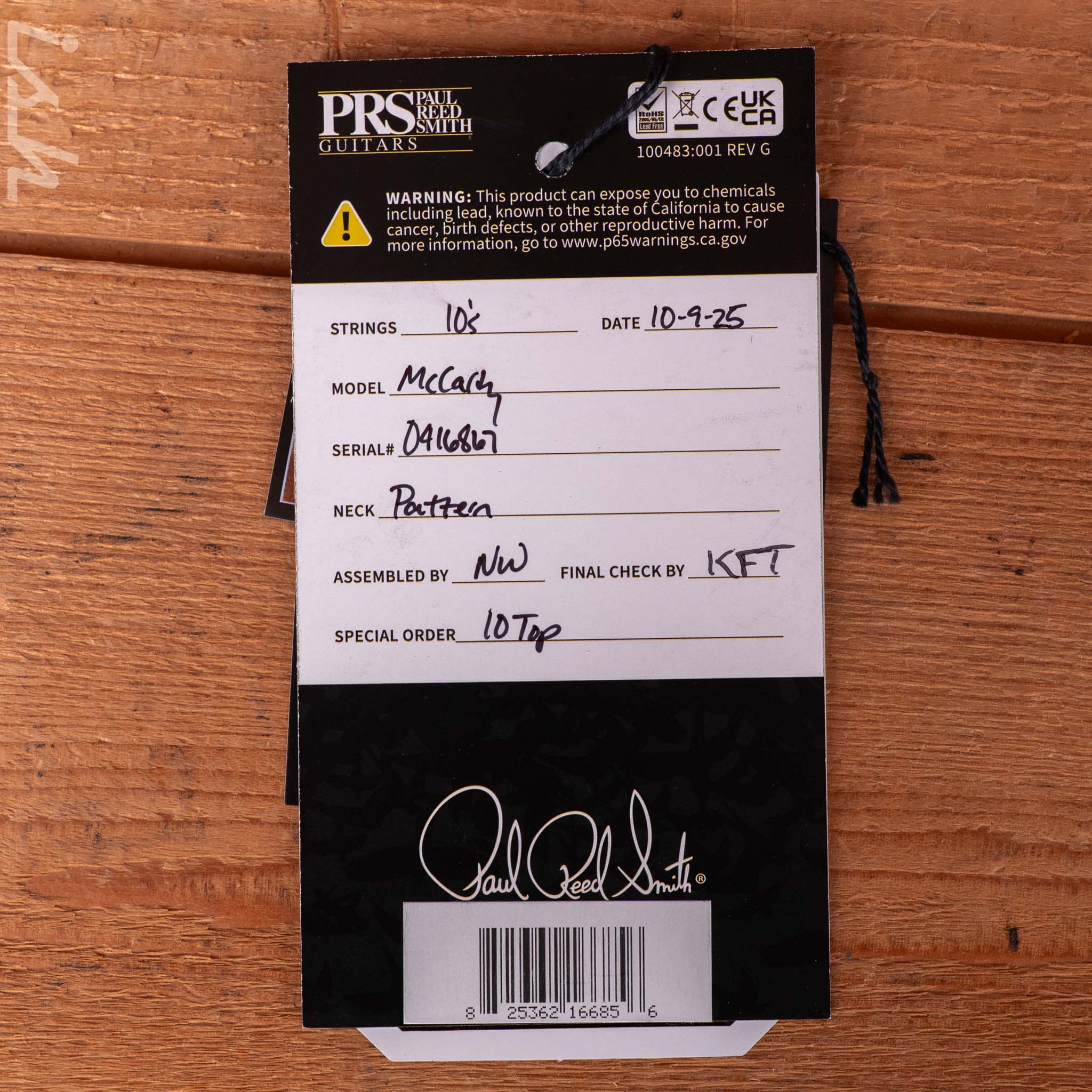 PRS McCarty 10-Top Charcoal - Image 12