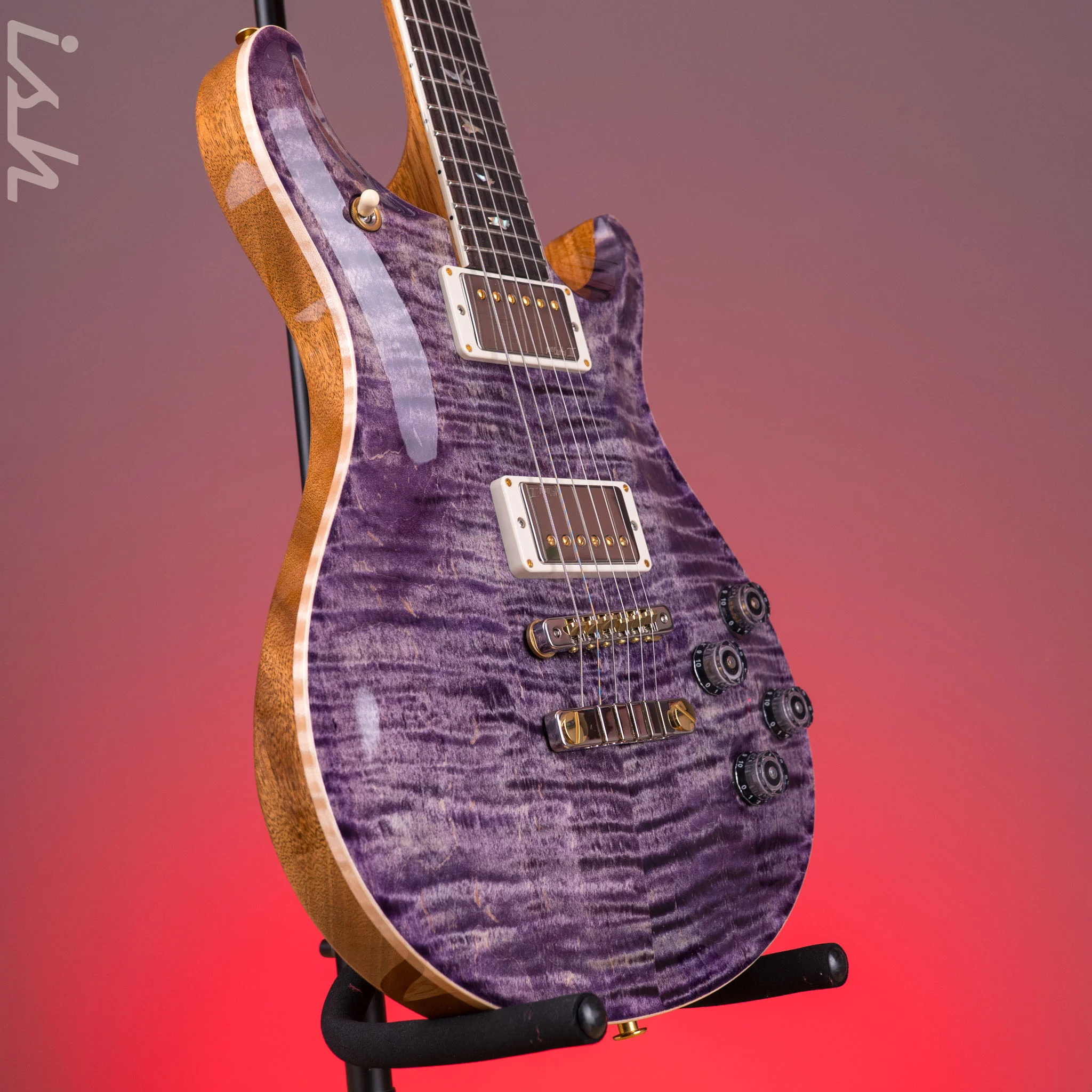 PRS McCarty 594 10-Top Faded Purple w/ Natural Back - Image 3
