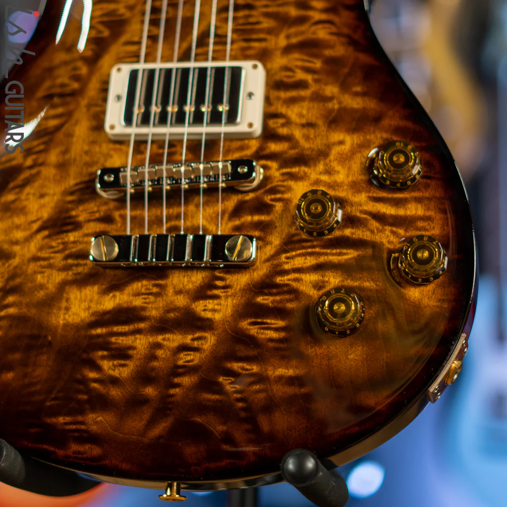 PRS McCarty 594 10 Top Quilt Black Gold Smoked Wrap - Image 4
