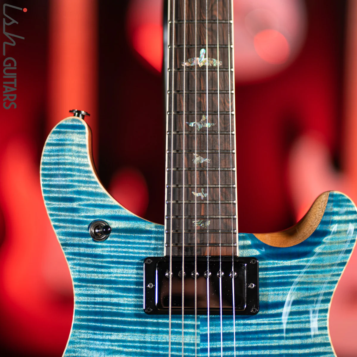 PRS McCarty 594 Hollowbody II Wood Library Aquableux - Image 5