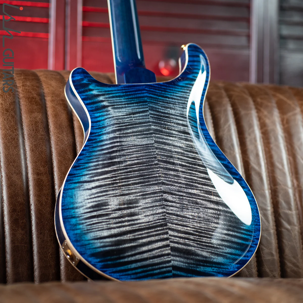 PRS McCarty 594 Hollowbody II Charcoal Blue Burst 10 Top - Image 10