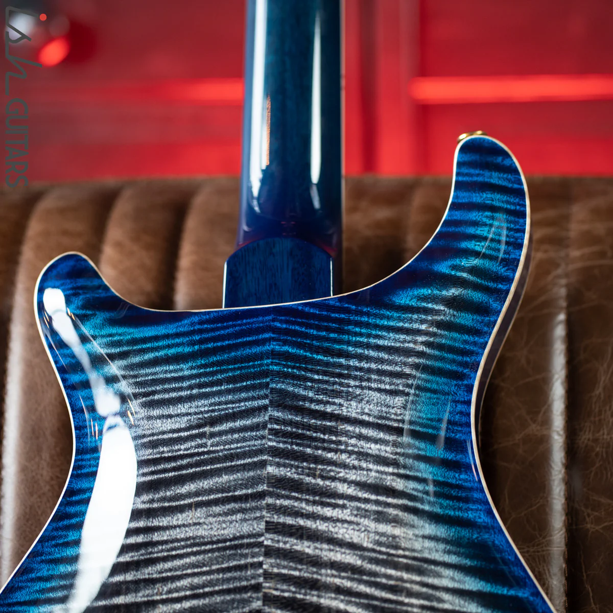 PRS McCarty 594 Hollowbody II Charcoal Blue Burst 10 Top - Image 11
