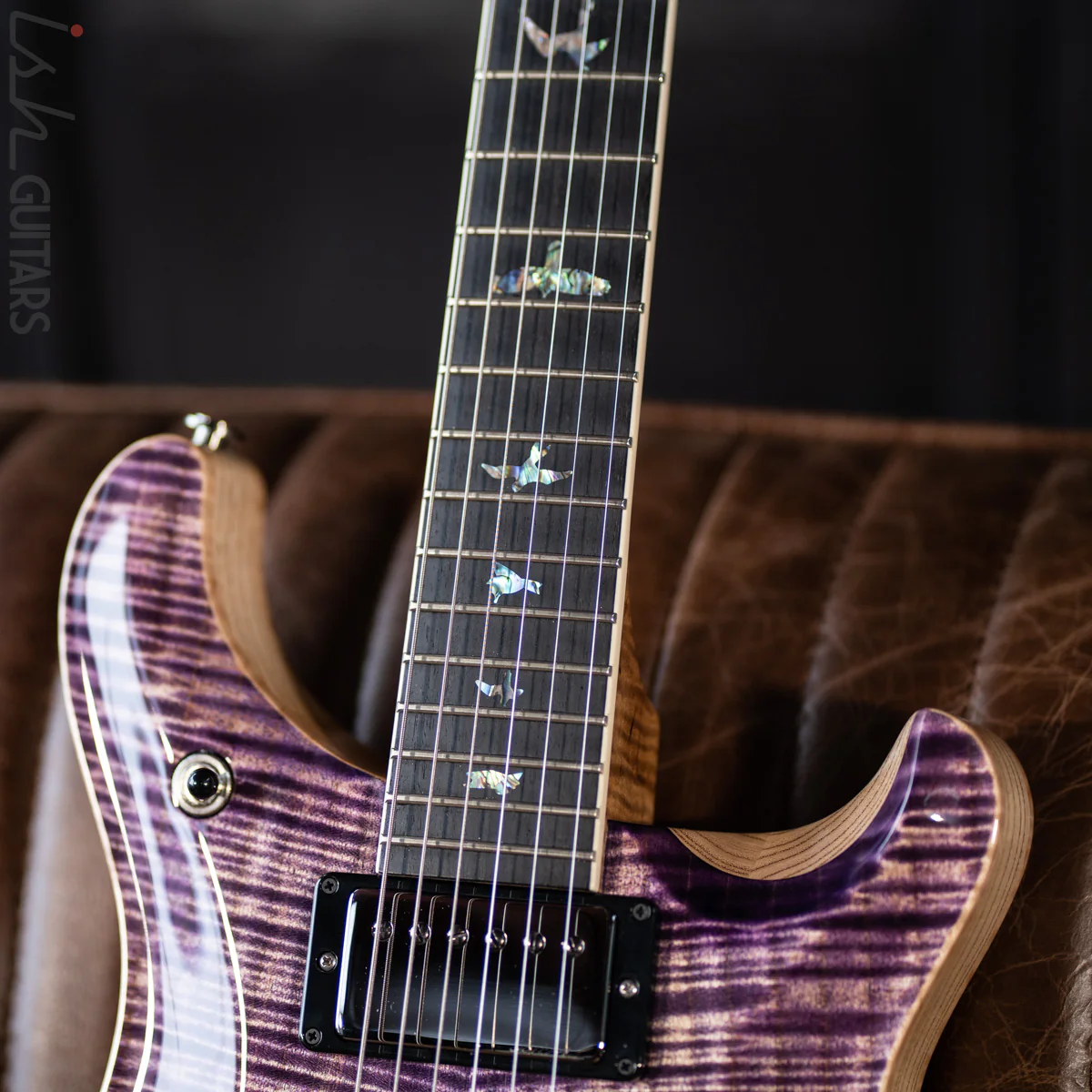 PRS McCarty 594 Hollowbody II Wood Library Faded Purple - Image 6