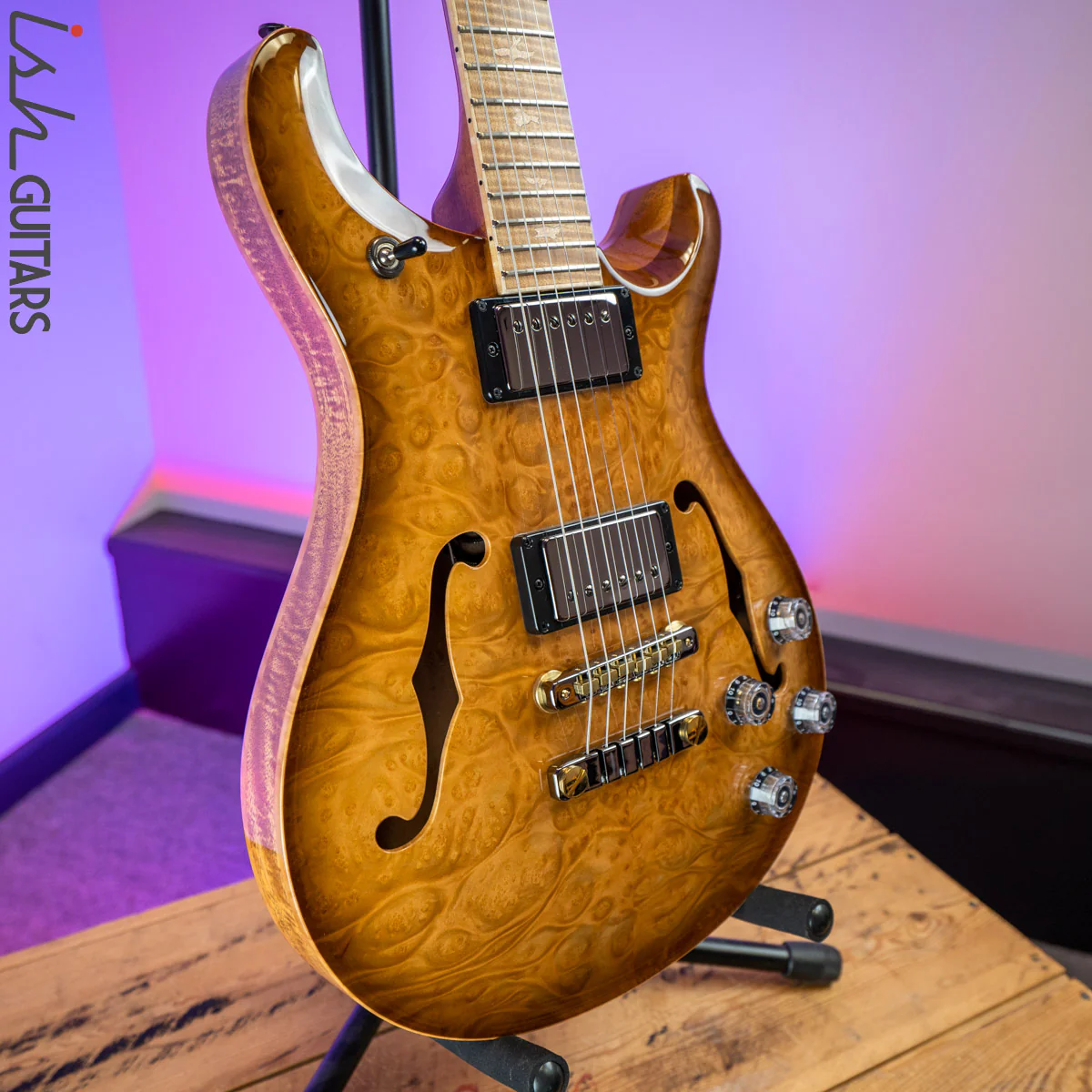 PRS McCarty 594 Hollowbody II Private Stock Madrone Burl - Image 4
