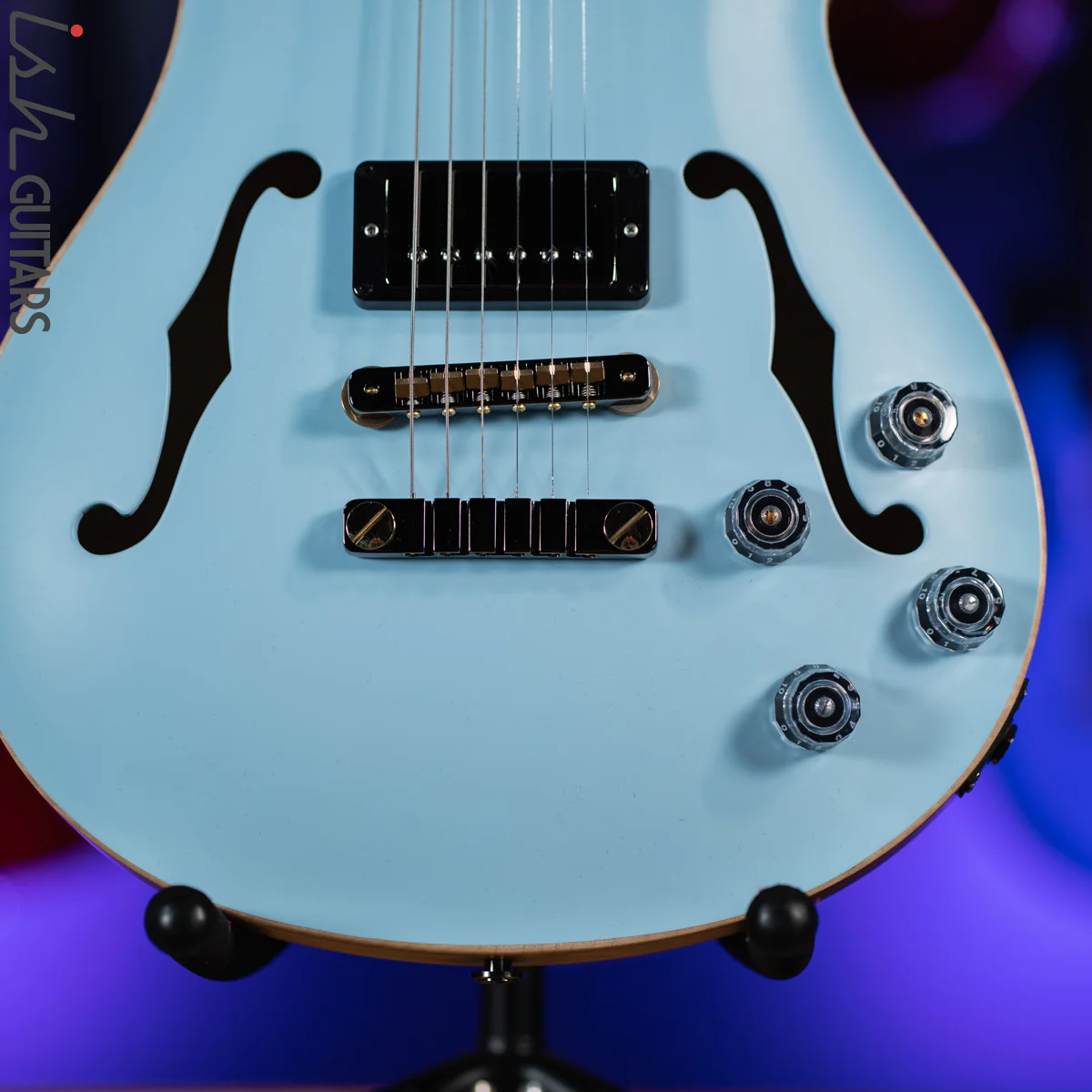 PRS McCarty 594 Hollowbody II Wood Library Powder Blue Opaque Satin - Image 4