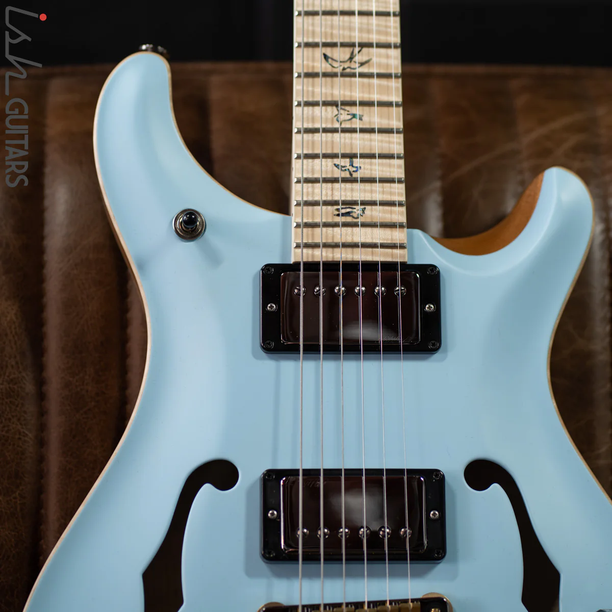PRS McCarty 594 Hollowbody II Wood Library Powder Blue Satin Opaque - Image 3