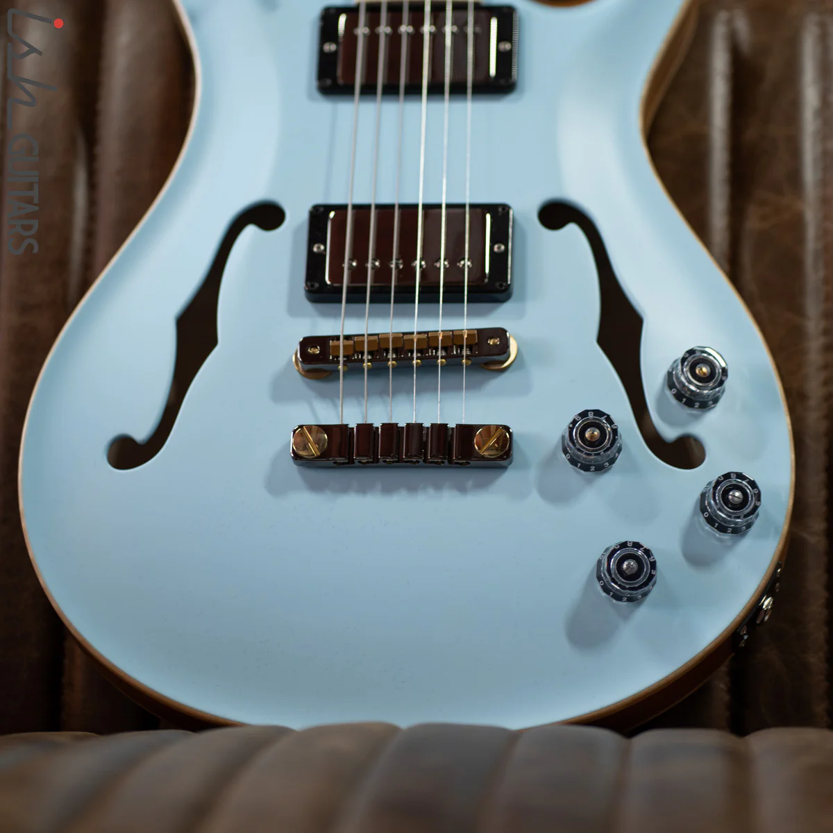 PRS McCarty 594 Hollowbody II Wood Library Powder Blue Satin Opaque - Image 4