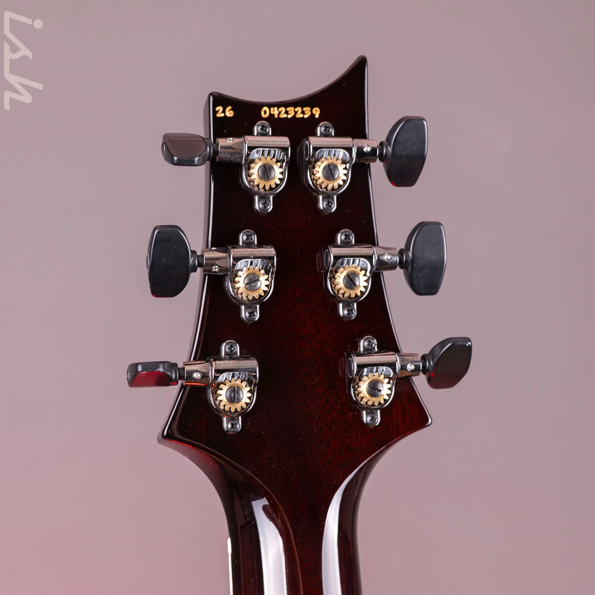 PRS McCarty 594 Mango Top Limited Edition Black Gold Burst (Natural Binding) - Image 12