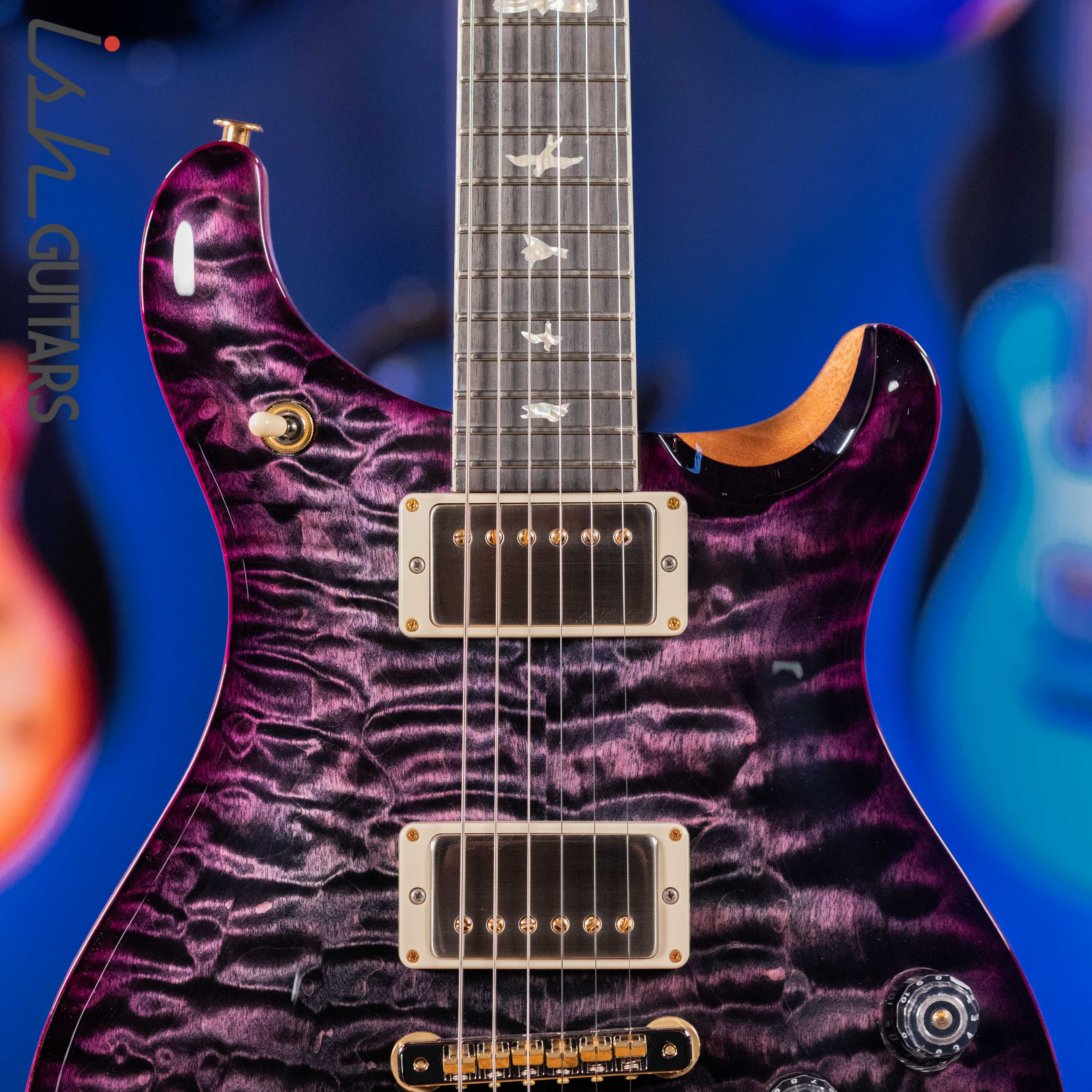 PRS McCarty 594 Quilt 10 Top Purple Wrap - Image 3
