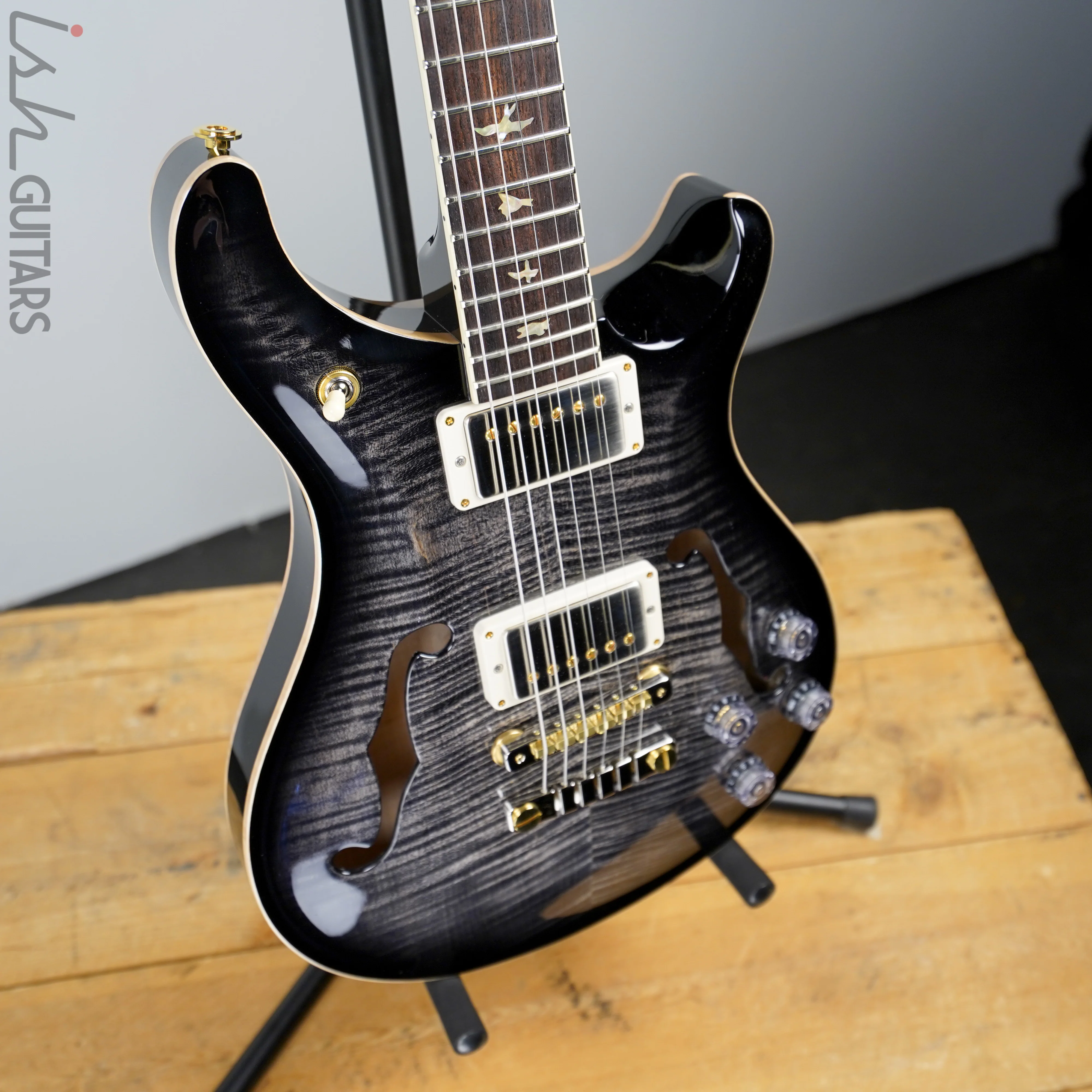 2019 PRS McCarty 594 Hollowbody 10 Top Charcoal Burst - Image 5