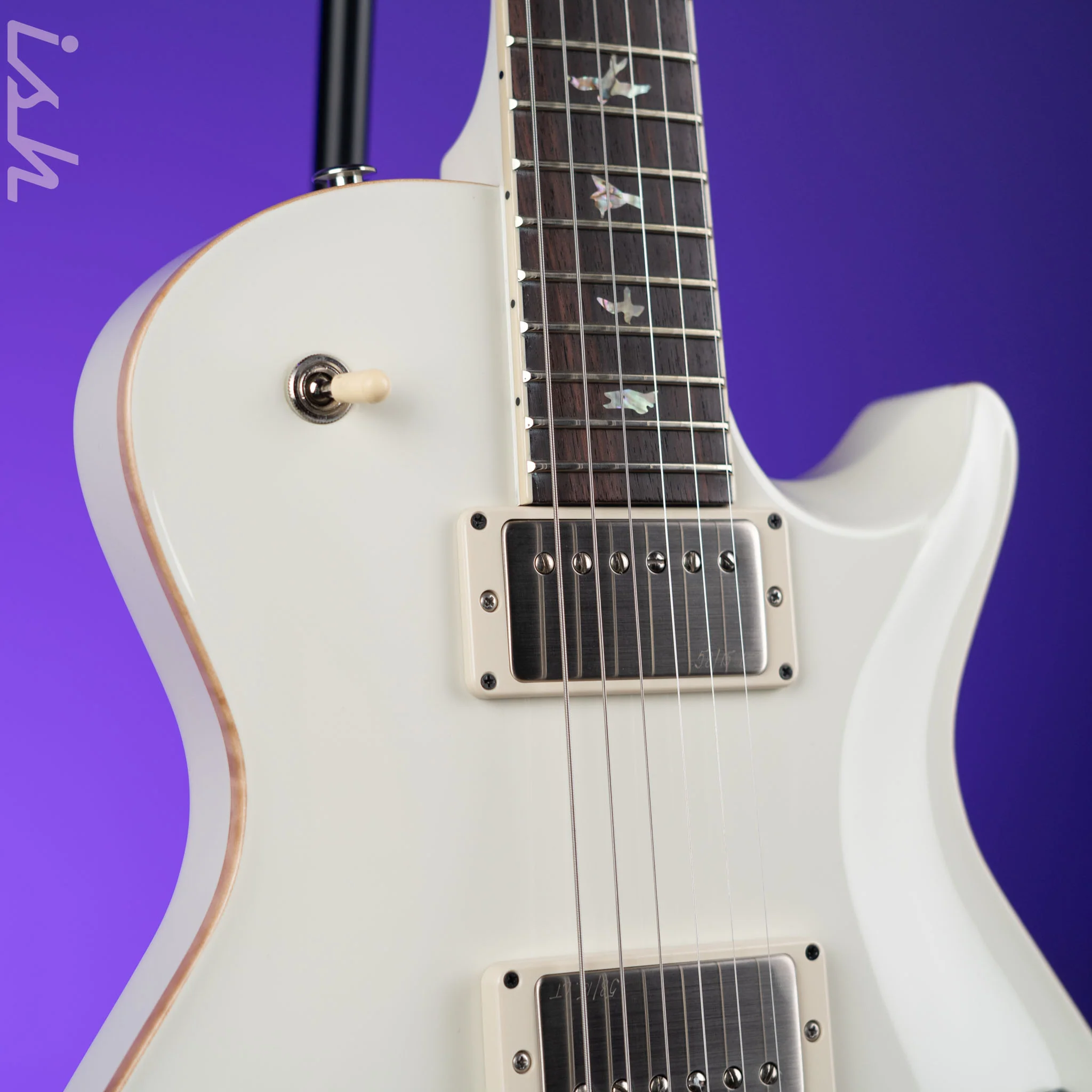 PRS McCarty 594 Singlecut Electric Guitar Antique White - Image 3