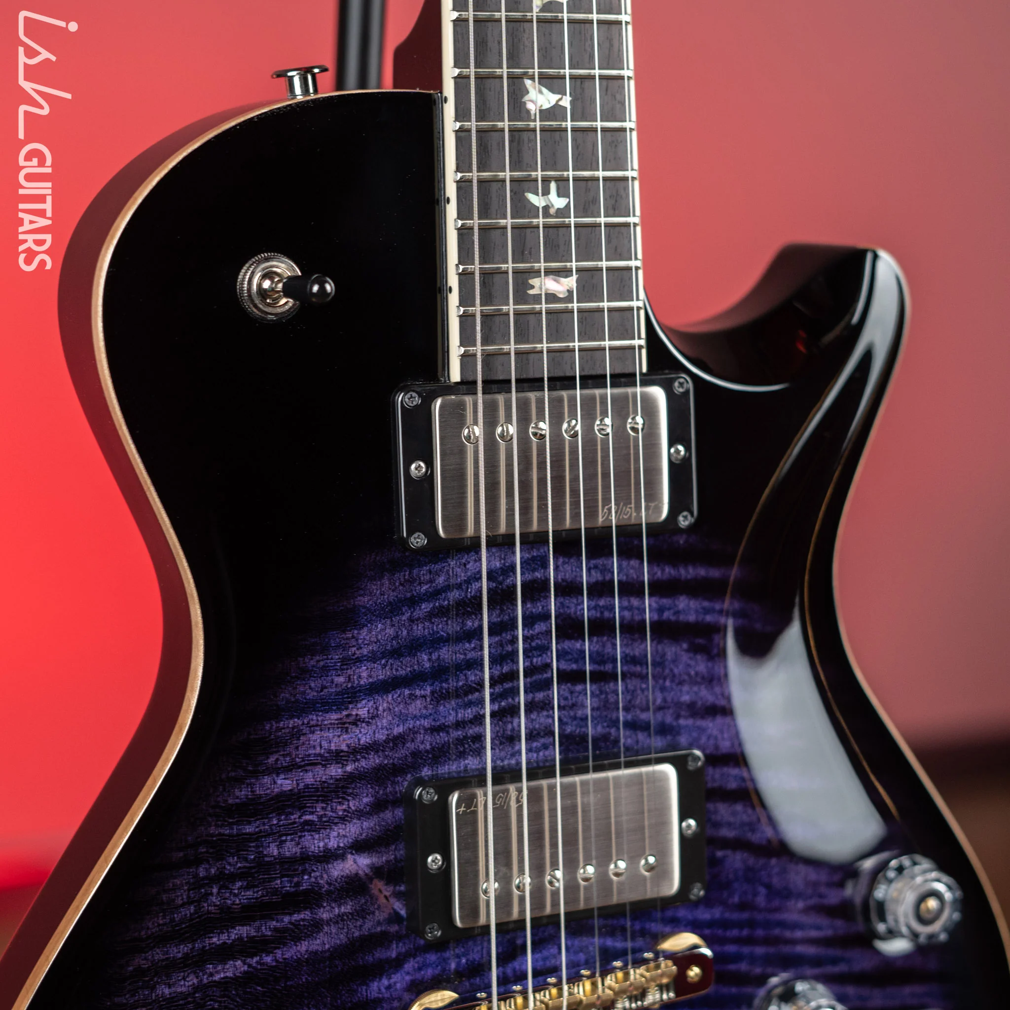 PRS McCarty 594 Singlecut Electric Guitar Purple Mist - Image 3