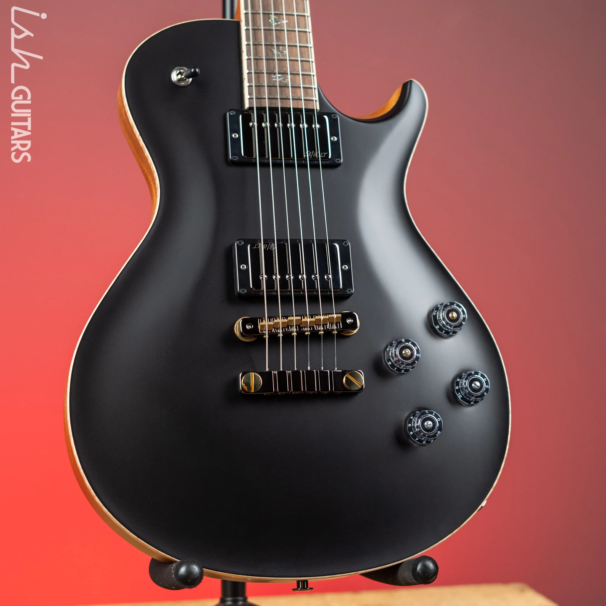 PRS McCarty 594 Singlecut Wood Library Brazilian Rosewood Fretboard Black Satin