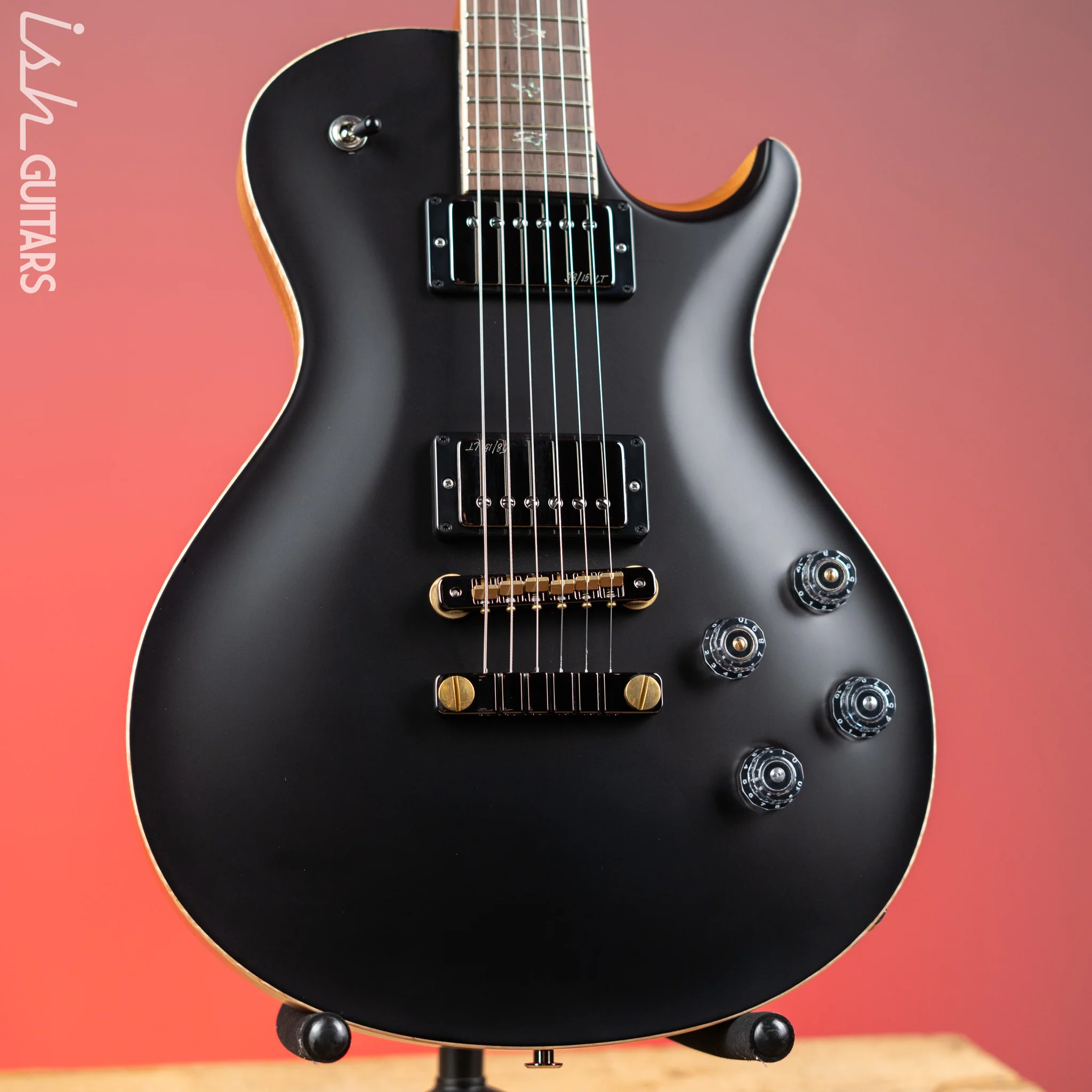 PRS McCarty 594 Singlecut Wood Library Brazilian Rosewood Fretboard Black Satin