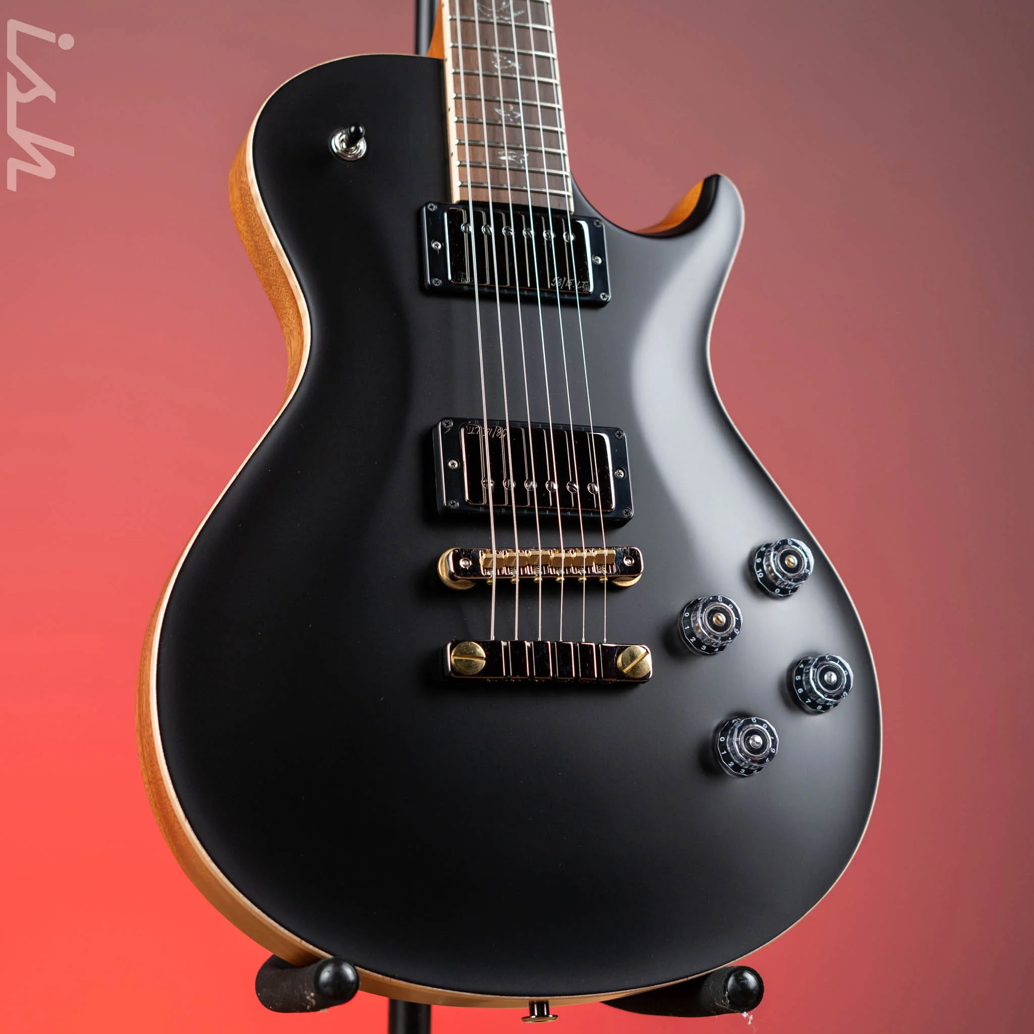 PRS McCarty 594 Singlecut Wood Library Brazilian Rosewood Fretboard Black Satin