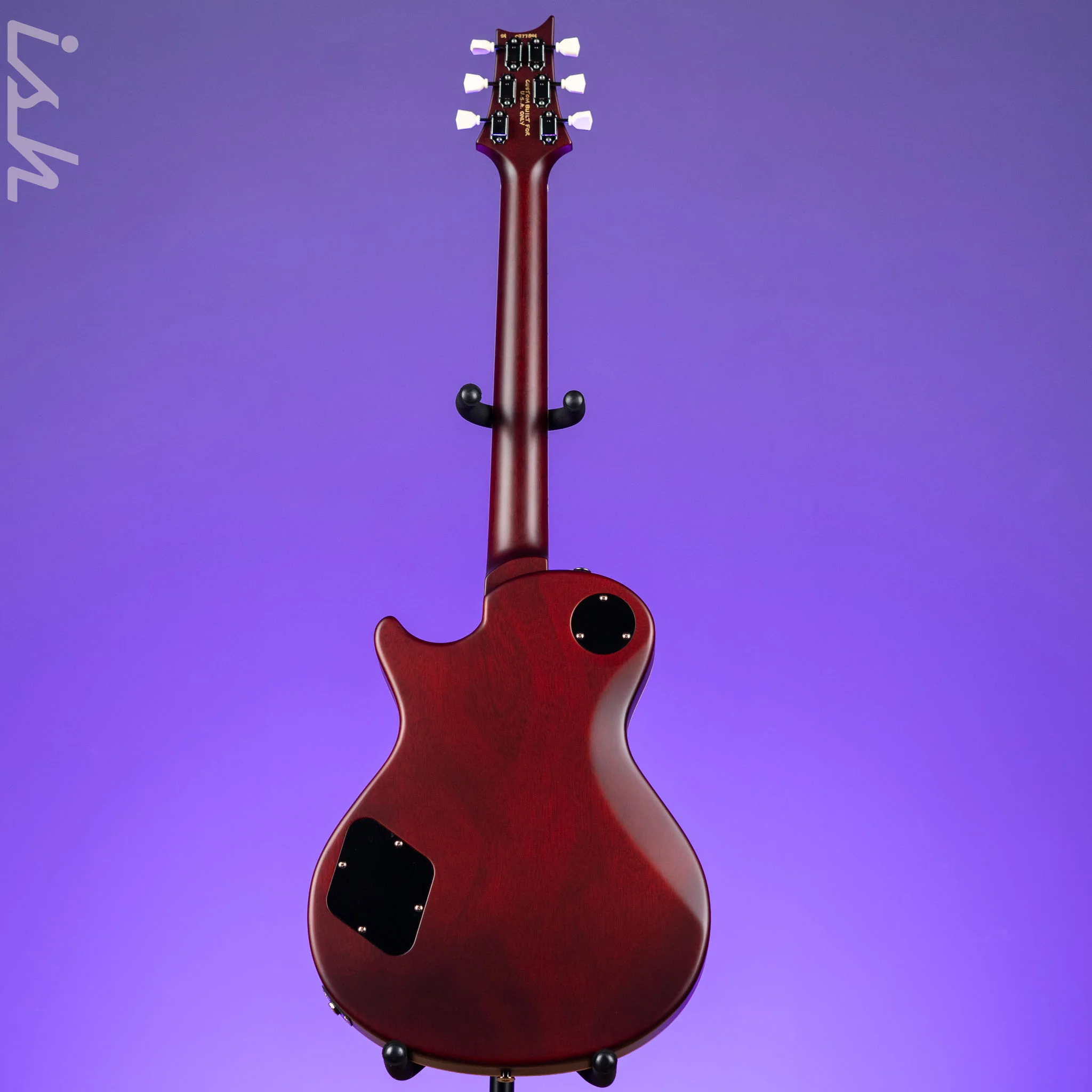 PRS McCarty 594 Singlecut Wood Library Brazilian Rosewood Fretboard Black Satin - Image 6