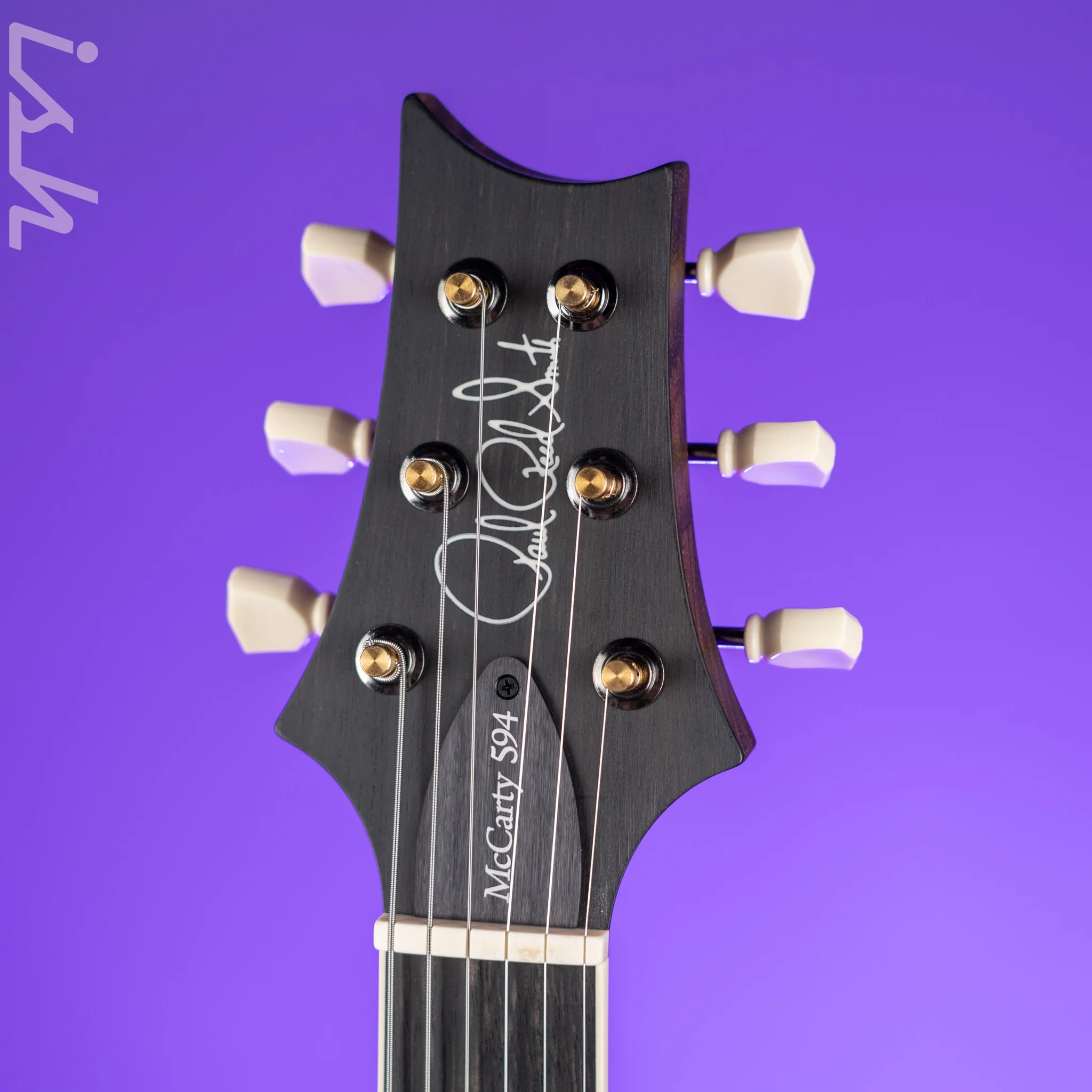PRS McCarty 594 Singlecut Wood Library East Indian Rosewood Antique White Satin - Image 5