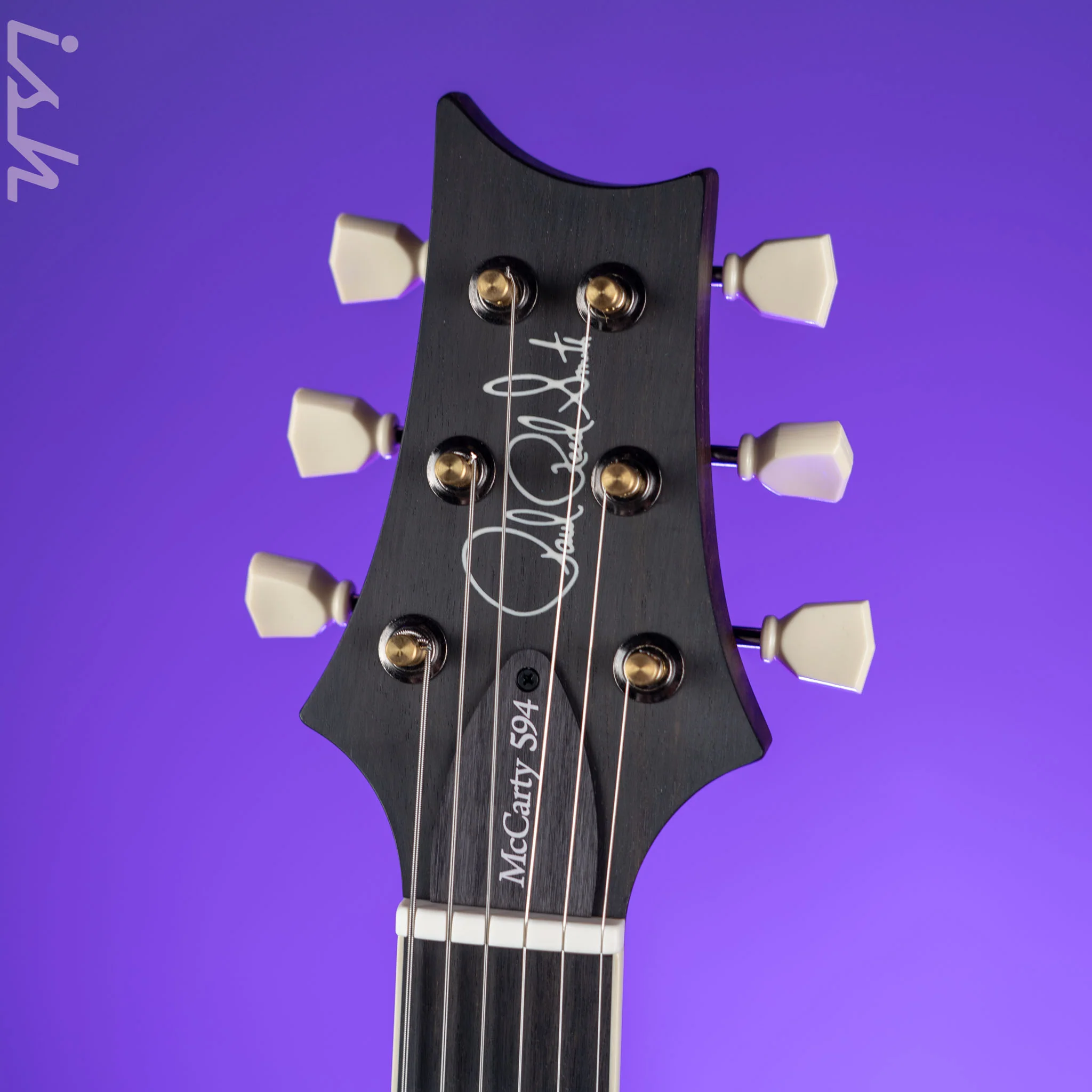 PRS McCarty 594 Singlecut Wood Library East Indian Rosewood Antique White Satin - Image 5