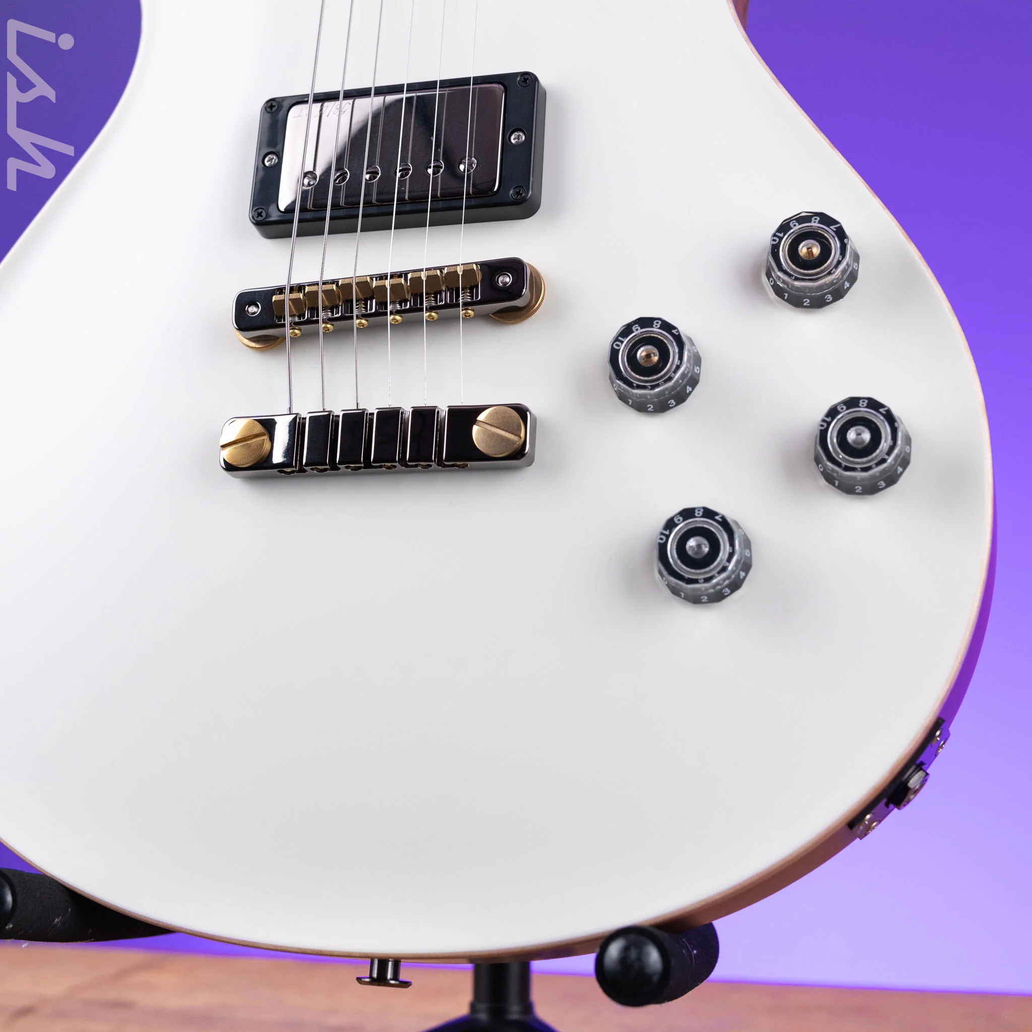 PRS Wood Library McCarty 594 Singlecut East Indian Rosewood Antique White Satin - Image 4