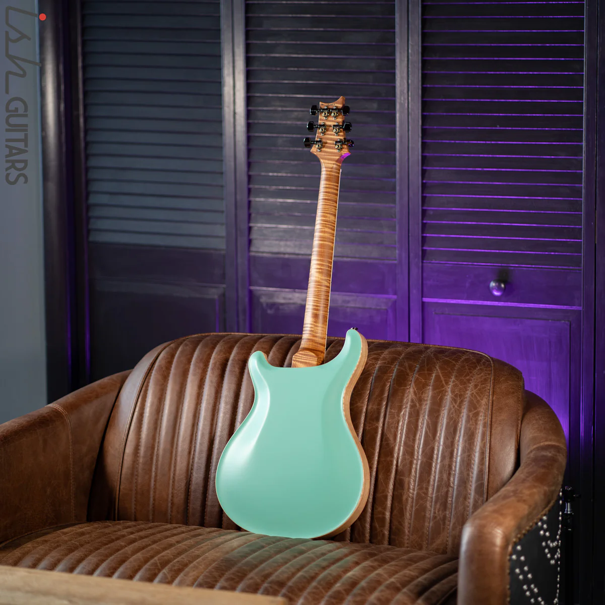 PRS McCarty 594 Hollowbody II Seafoam Green Satin Wood Library - Image 10
