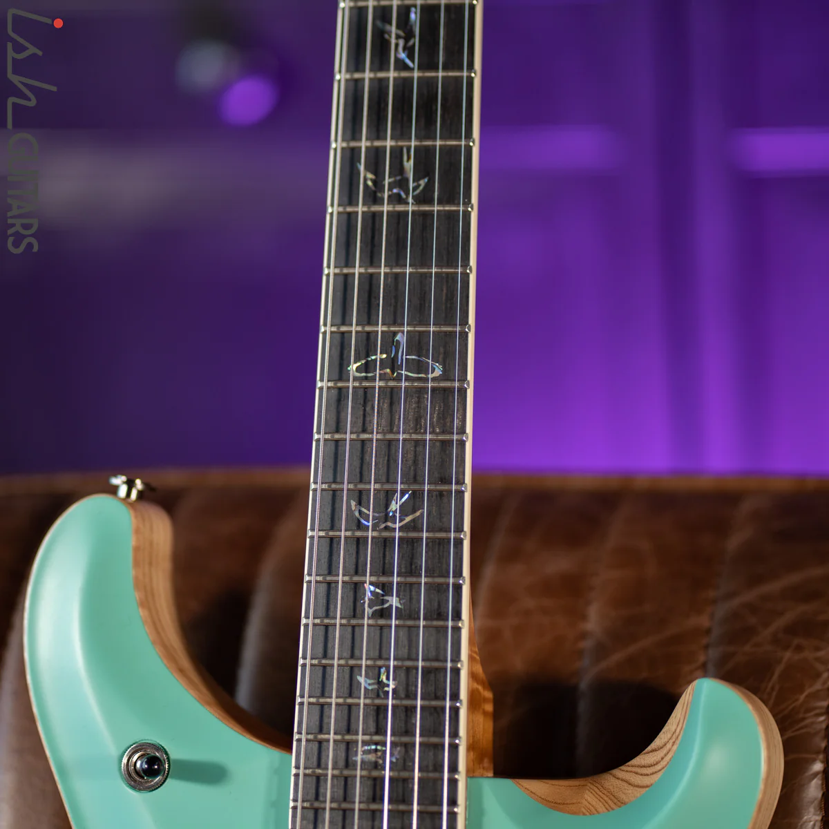 PRS McCarty 594 Hollowbody II Seafoam Green Satin Wood Library - Image 7