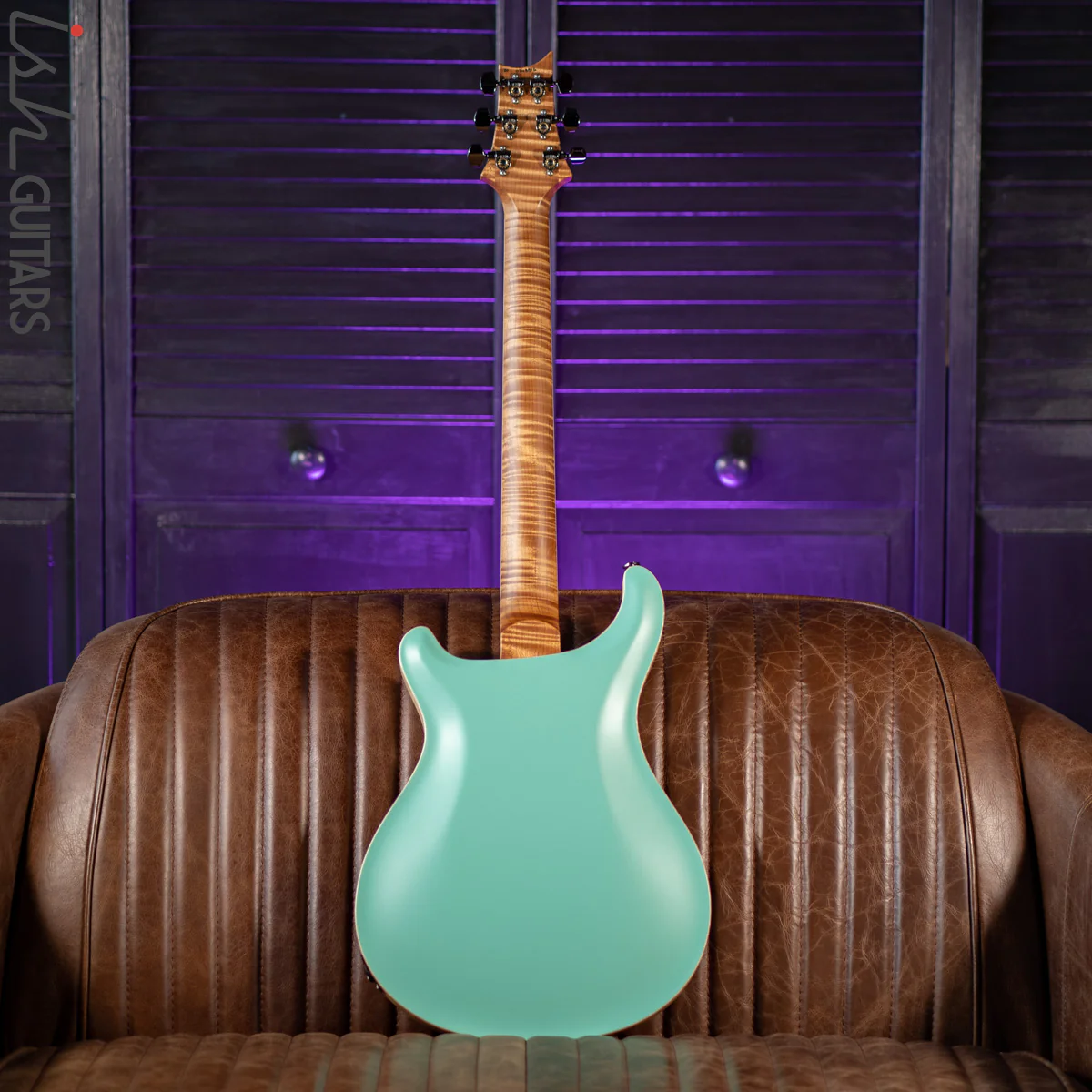 PRS McCarty 594 Hollowbody II Seafoam Green Satin Wood Library - Image 9