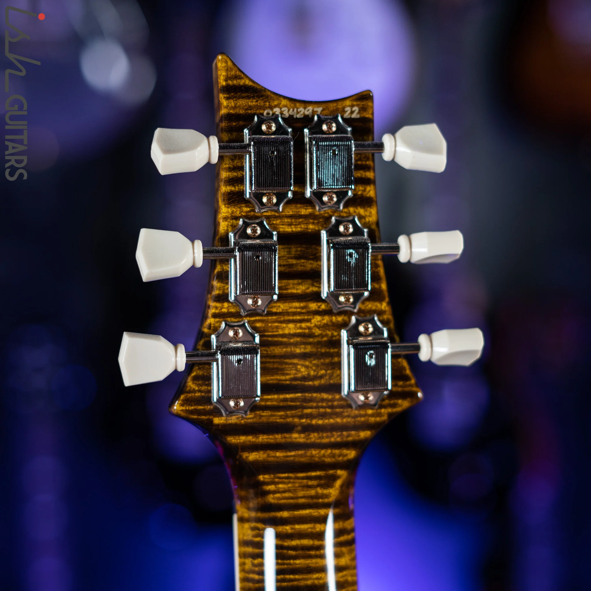 PRS McCarty Lefty Wood Library Yellow Tiger Artist Flame Maple - Image 12