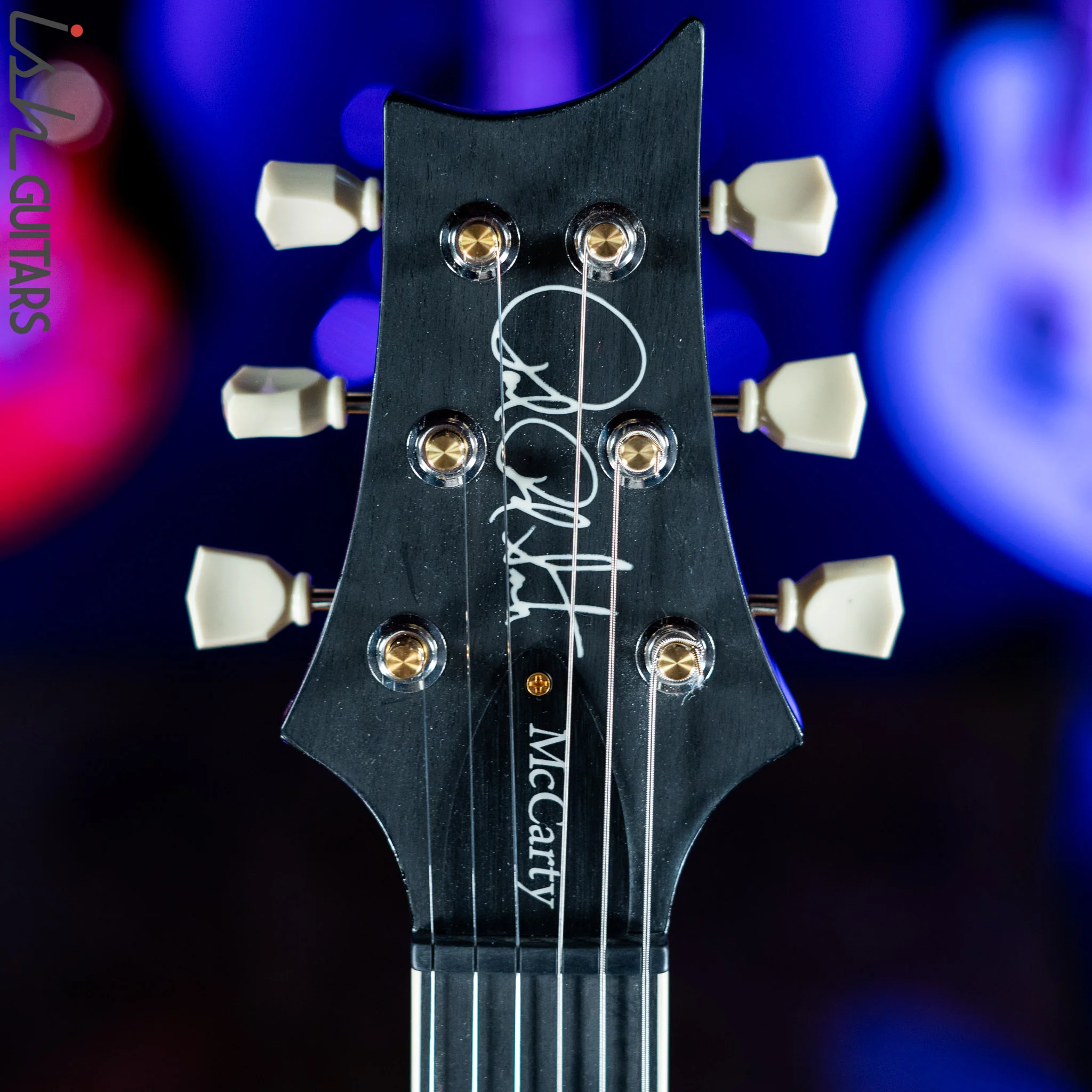 PRS McCarty Lefty Wood Library Charcoal Burst Artist Flame Maple - Image 5