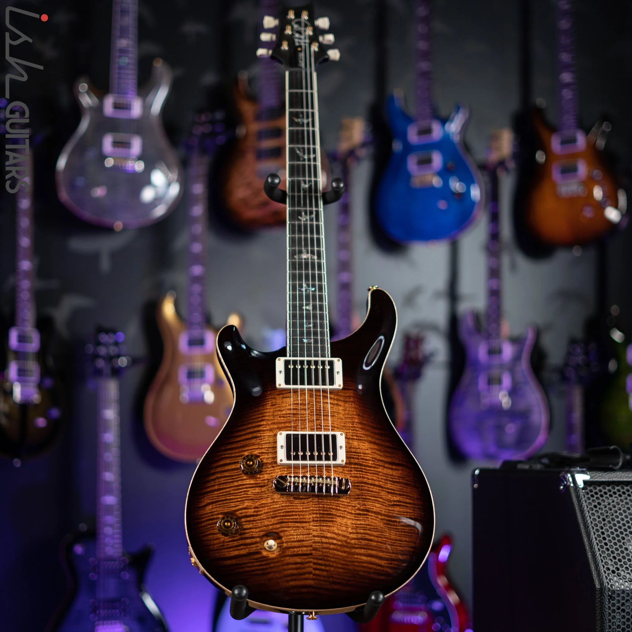 PRS McCarty Lefty Wood Library Copperhead Burst 10 Top Flame Maple - Image 2